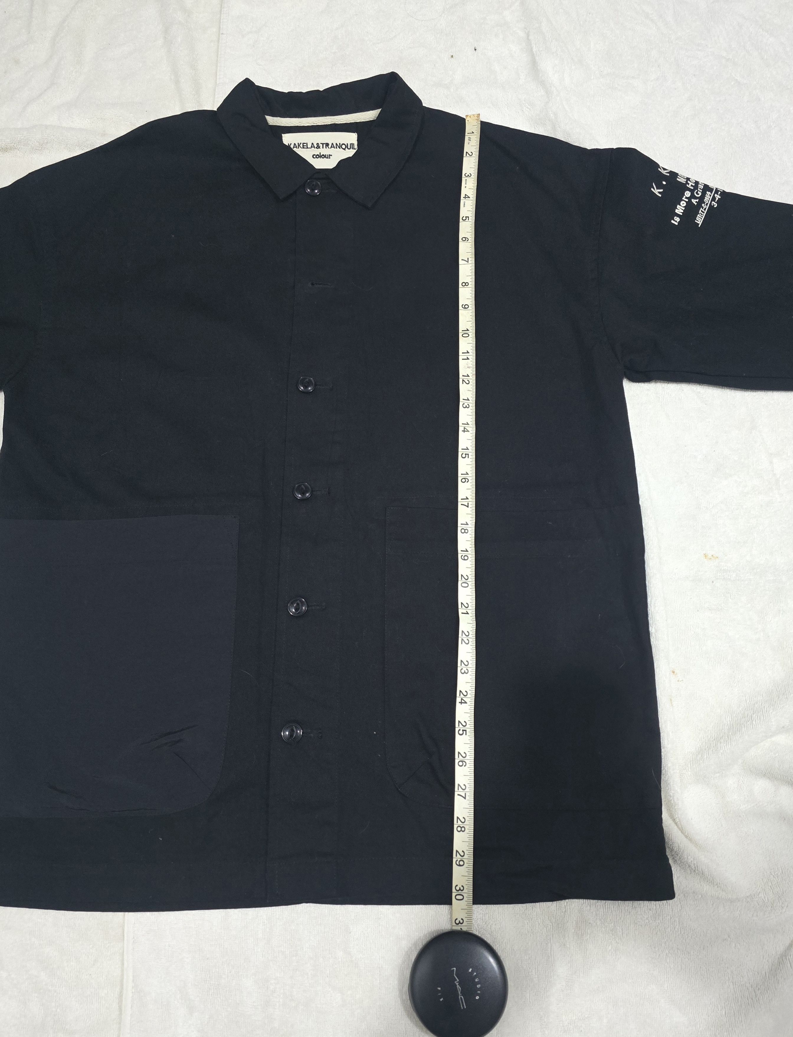 Designer × Japanese Brand Kakela & Tranquil Chore Jacket/Cotton/ Black/Free Size Size US M / EU 48-50 / 2 - 9 Thumbnail