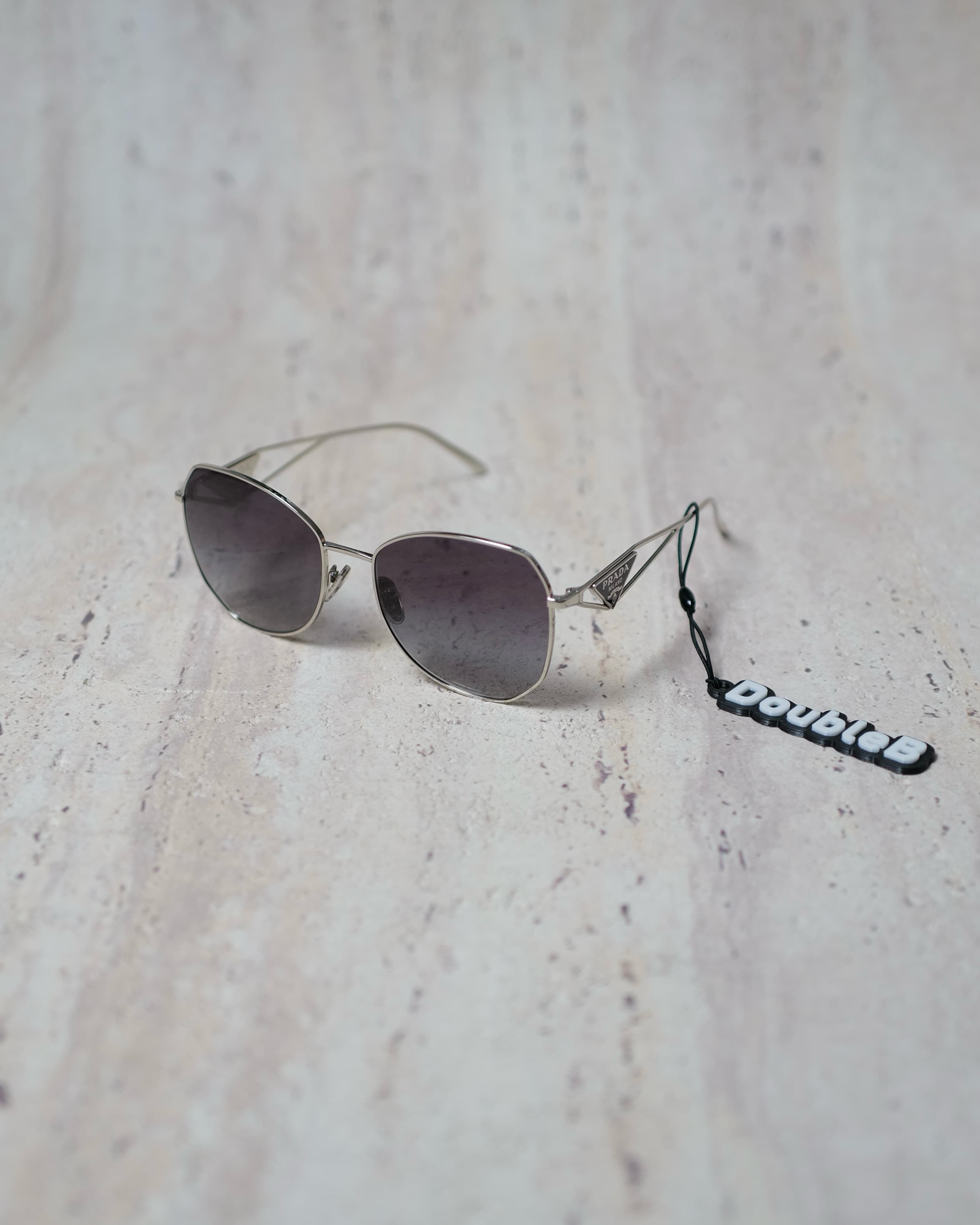 Prada PRADA 0PR 57YS 1BC5D1 Grey Gradient Silver Size ONE SIZE - 1 Thumbnail