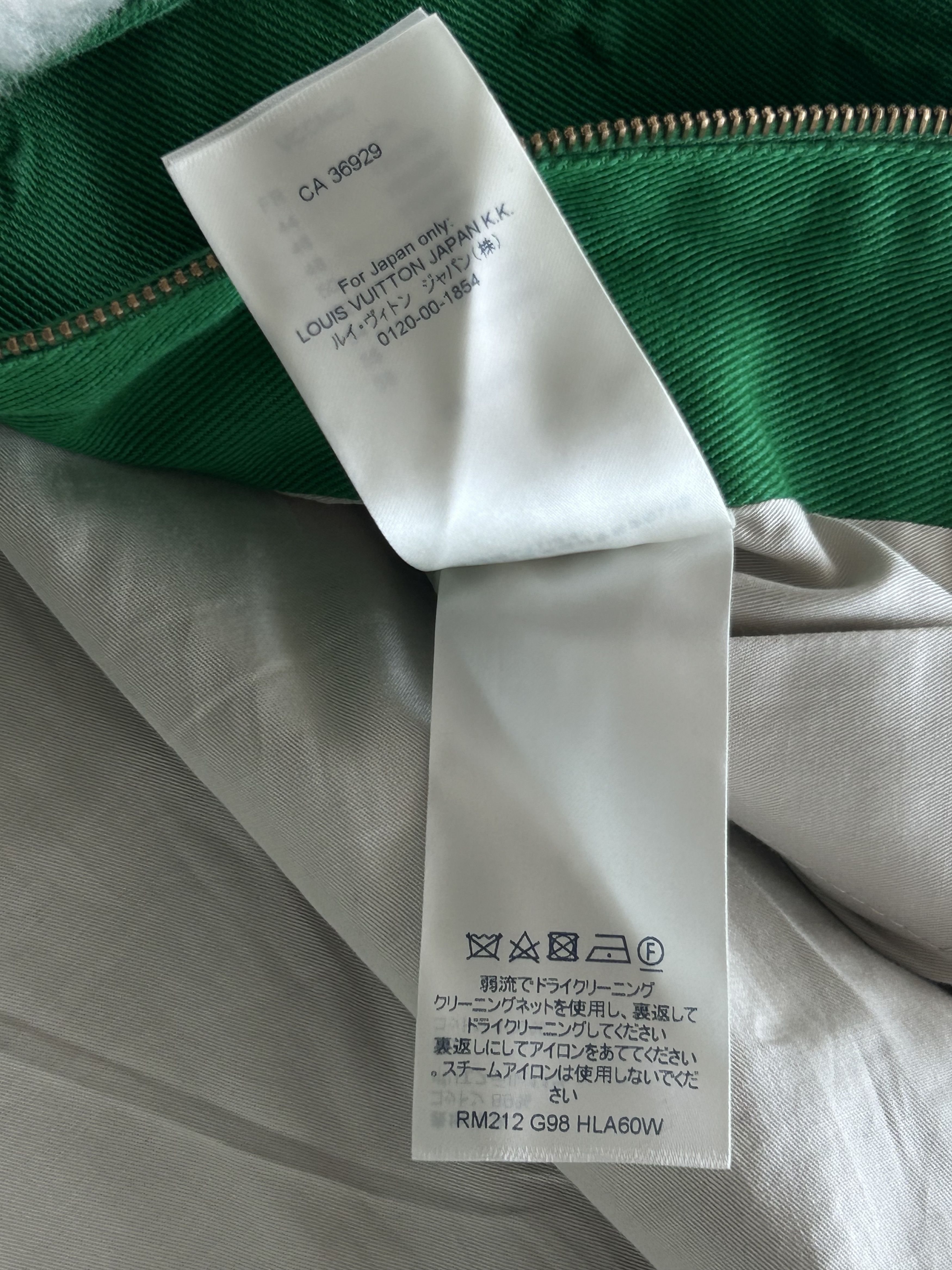 Louis Vuitton Louis Vuitton Green Monogram Shearling Workwear Jacket Size US XL / EU 56 / 4 - 7 Thumbnail
