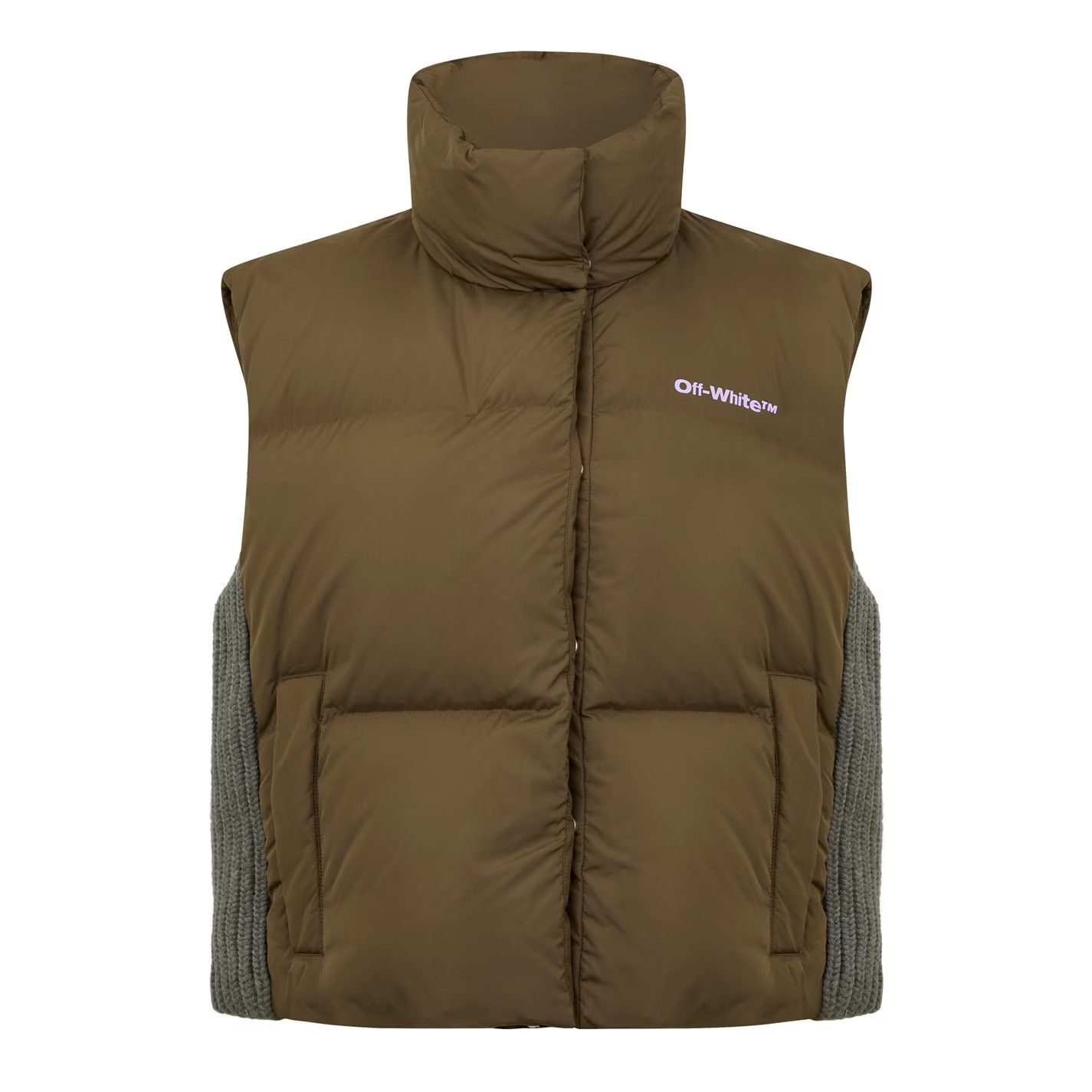 Off-White o1g2r1mq0125 Vest in Brown Size XS / US 0-2 / IT 36-38 - 1 Thumbnail