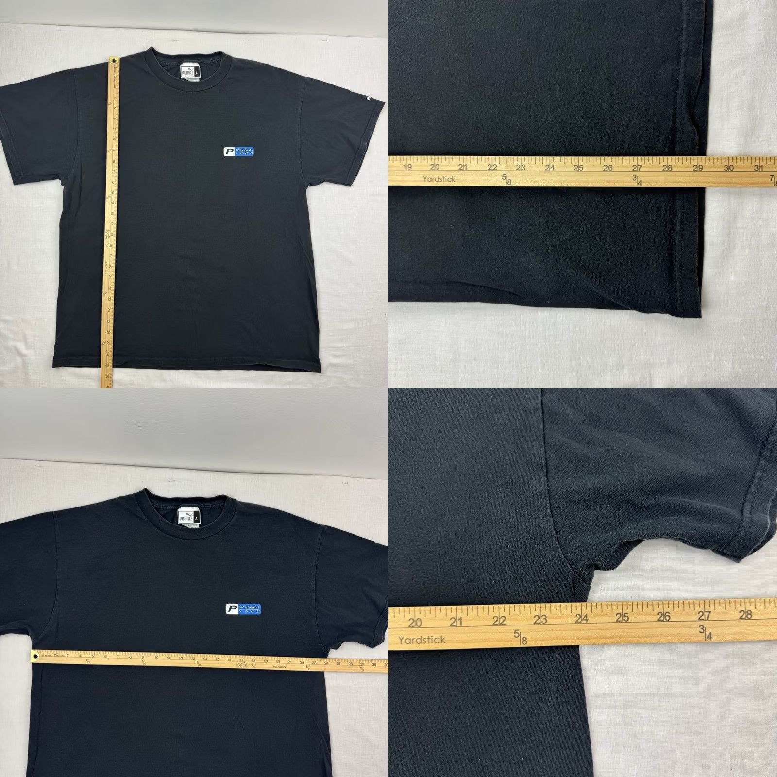 Puma VINTAGE Puma T Shirt Adult Large Athletic Sports Graphic Tee 90s Y2K Mens Black Cotton Short Sleeve Crew Neck Size US L / EU 52-54 / 3 - 8 Thumbnail