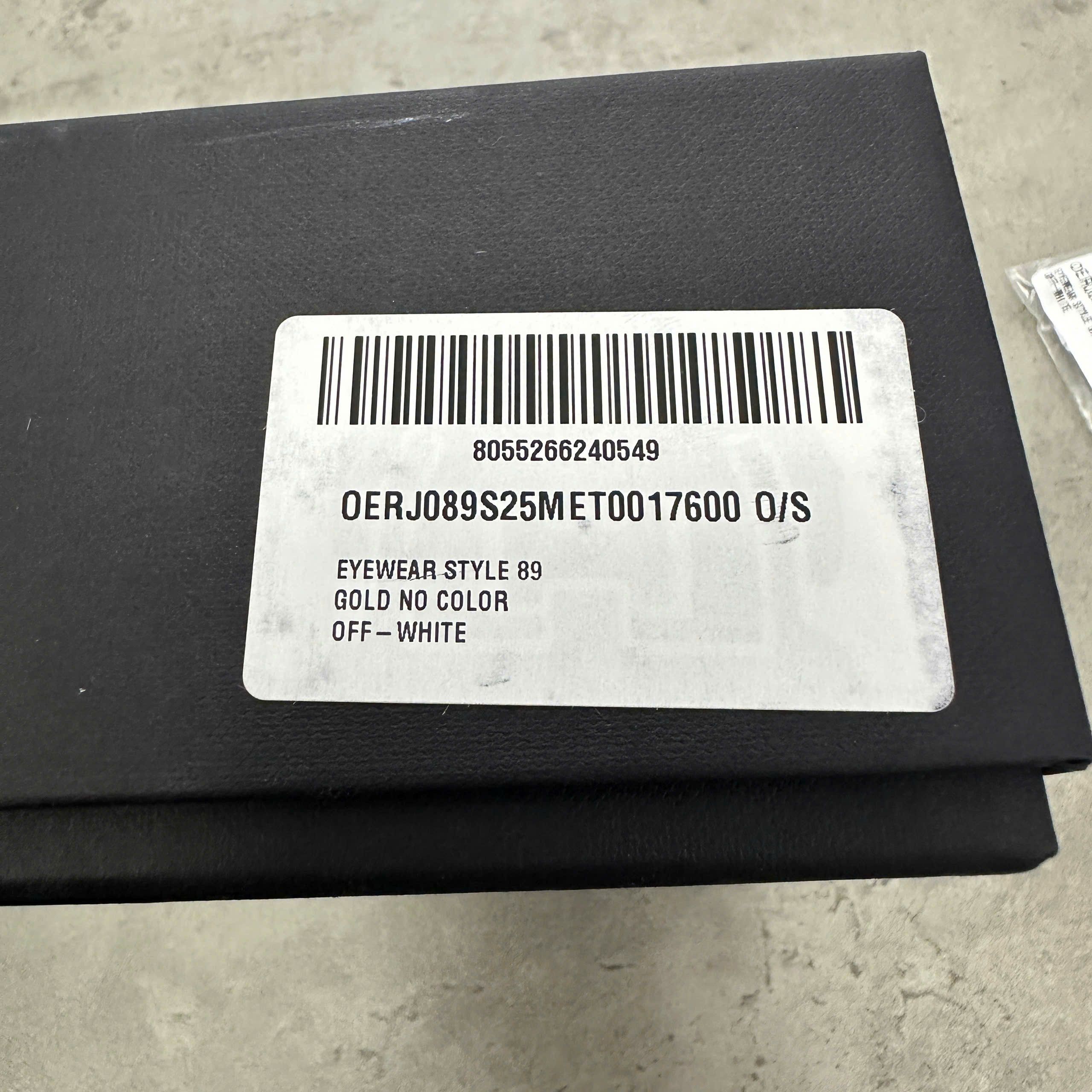 Off-White OFF WHITE Style 89 Sunglasses GOLD Size ONE SIZE - 8 Thumbnail