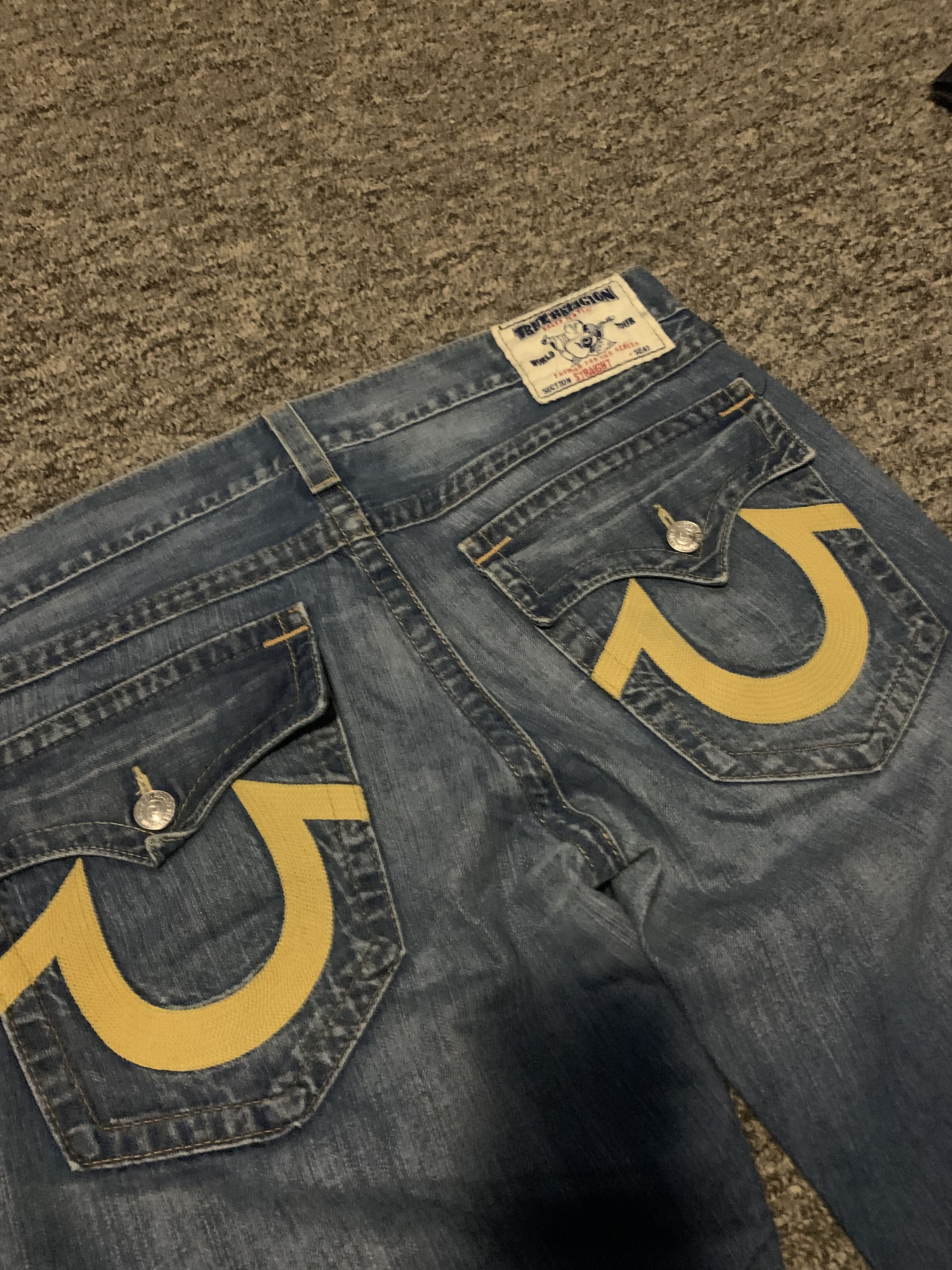 True Religion Yellow stitch trues Size US 38 / EU 54 - 2 Thumbnail