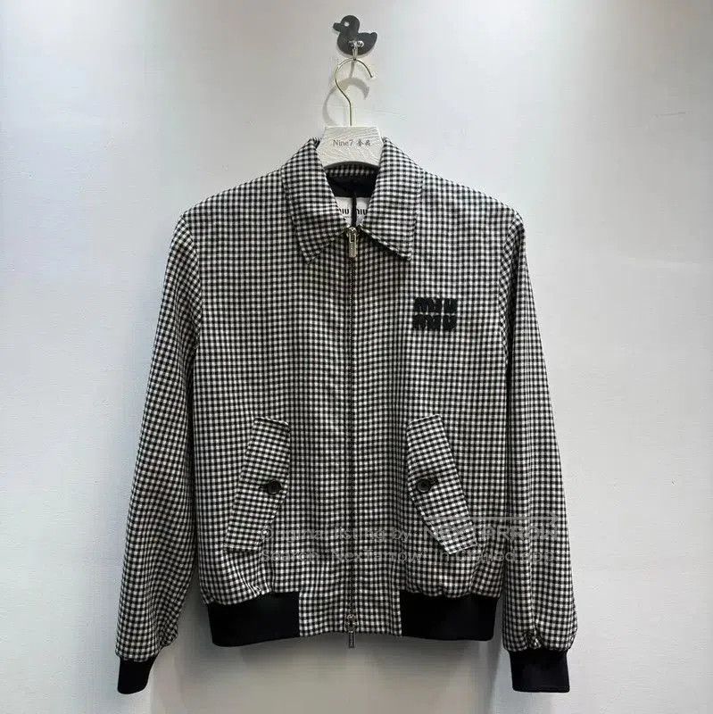 Miu Miu Miu Miu Black Cotton Women's Jacket . Size XS / US 0-2 / IT 36-38 - 1 Thumbnail