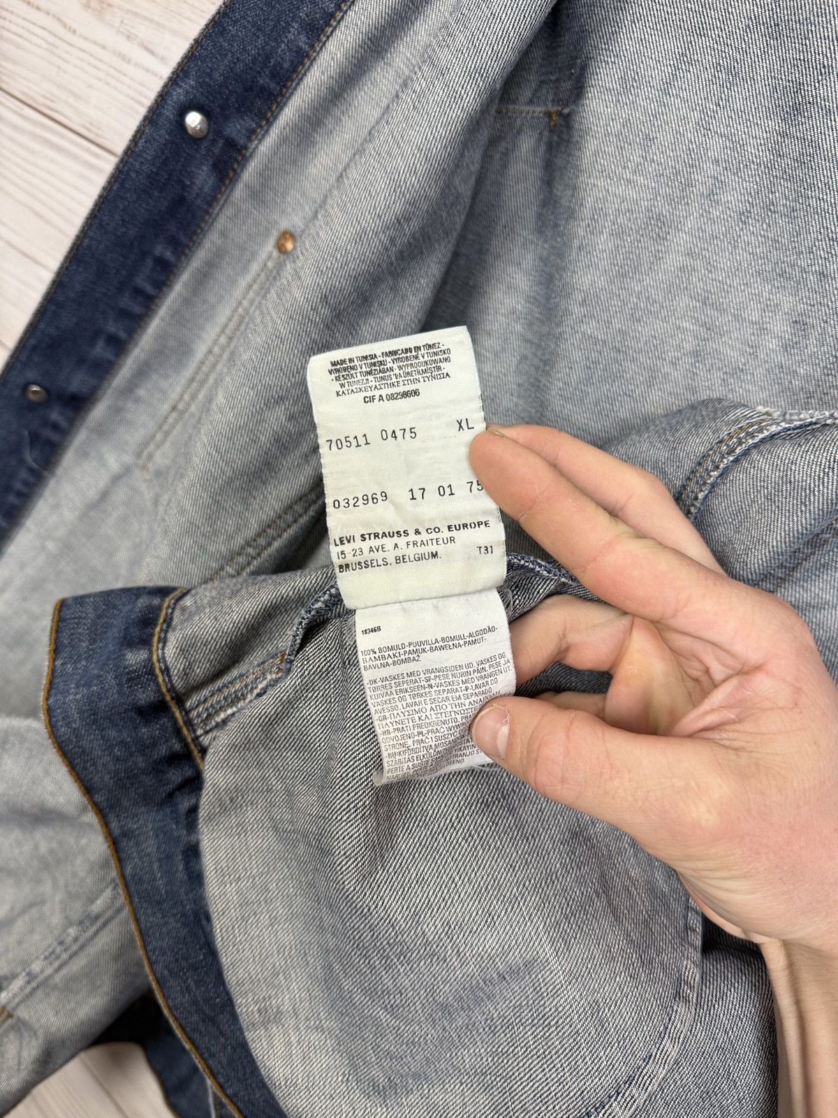 Levi's Vintage Levi's Tracker Denim Jacket Blue XL Size US XL / EU 56 / 4 - 18 Thumbnail