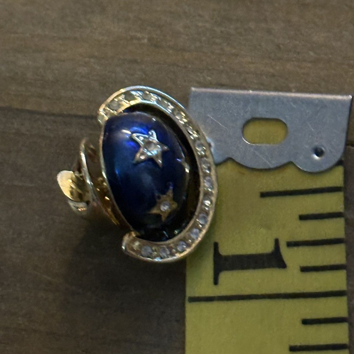 Vintage Vintage celestial planet and stars tac pin Size ONE SIZE - 2 Thumbnail