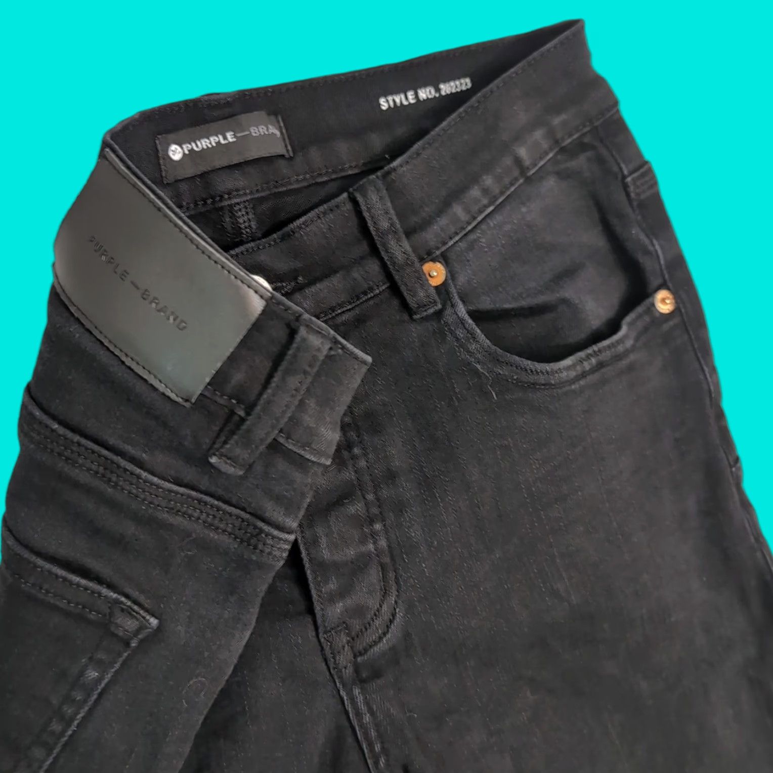 J Brand Purple Brand Jeans 29x30 Slim Black 90s Hip Hop Y2K 