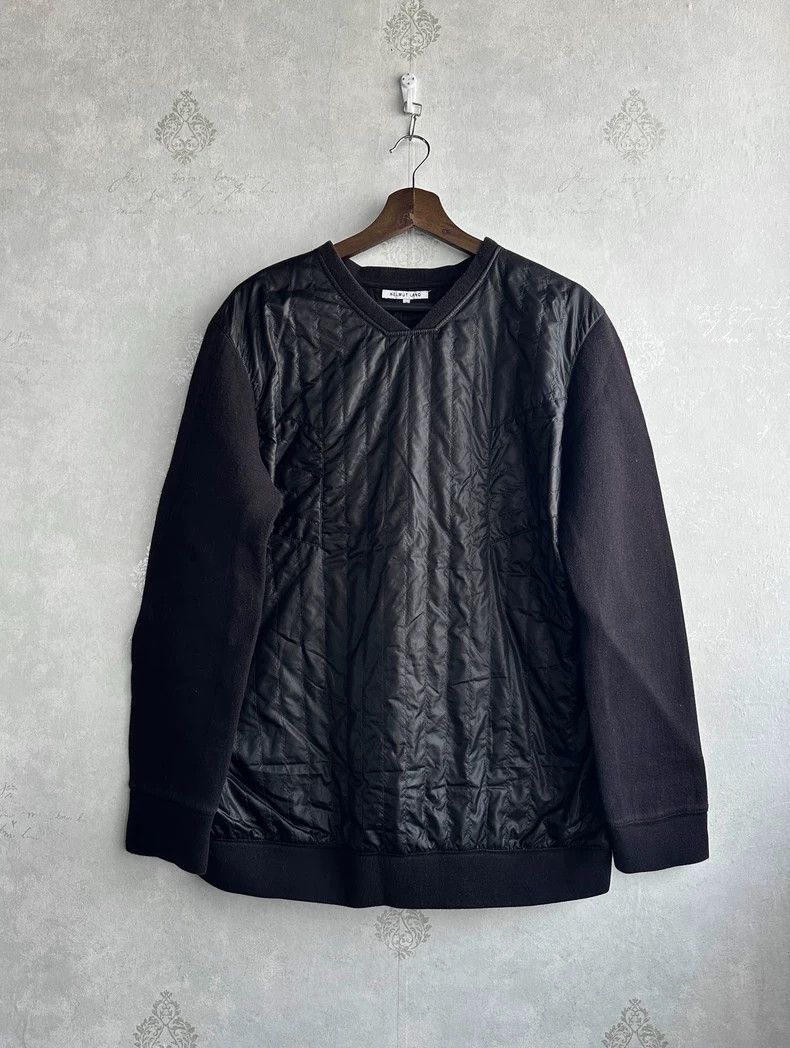Helmut Lang HELMUT LANG Nylon cotton patchwork hoodie Size M / US 6-8 / IT 42-44 - 1 Thumbnail
