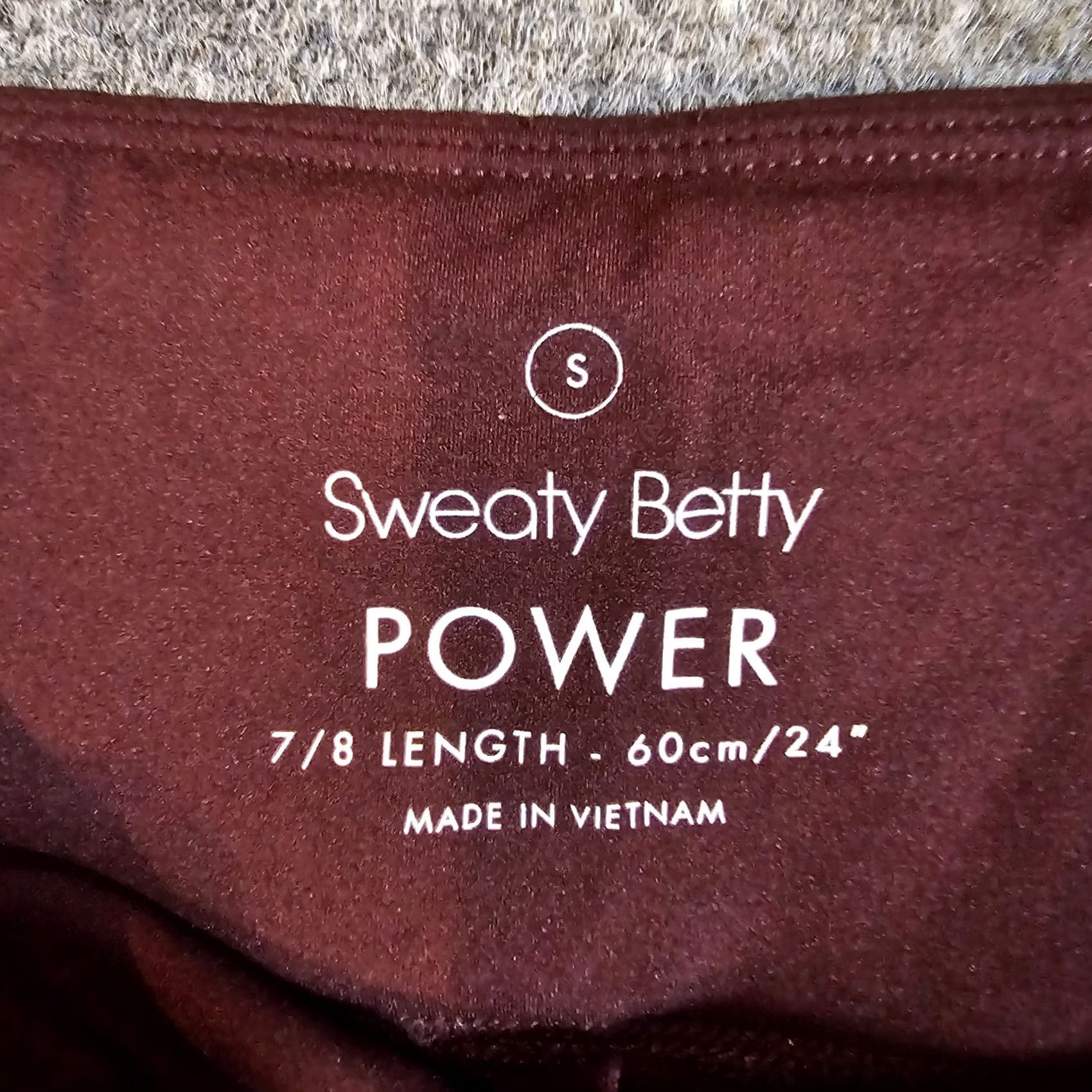 Sweaty Betty Sweaty Betty Pants Women Small Red 7/8 Leggings Power Stretch Casual Basic Skinny Compression Athleisure 90s? Wait Size 28" / US 6 / IT 42 - 3 Thumbnail