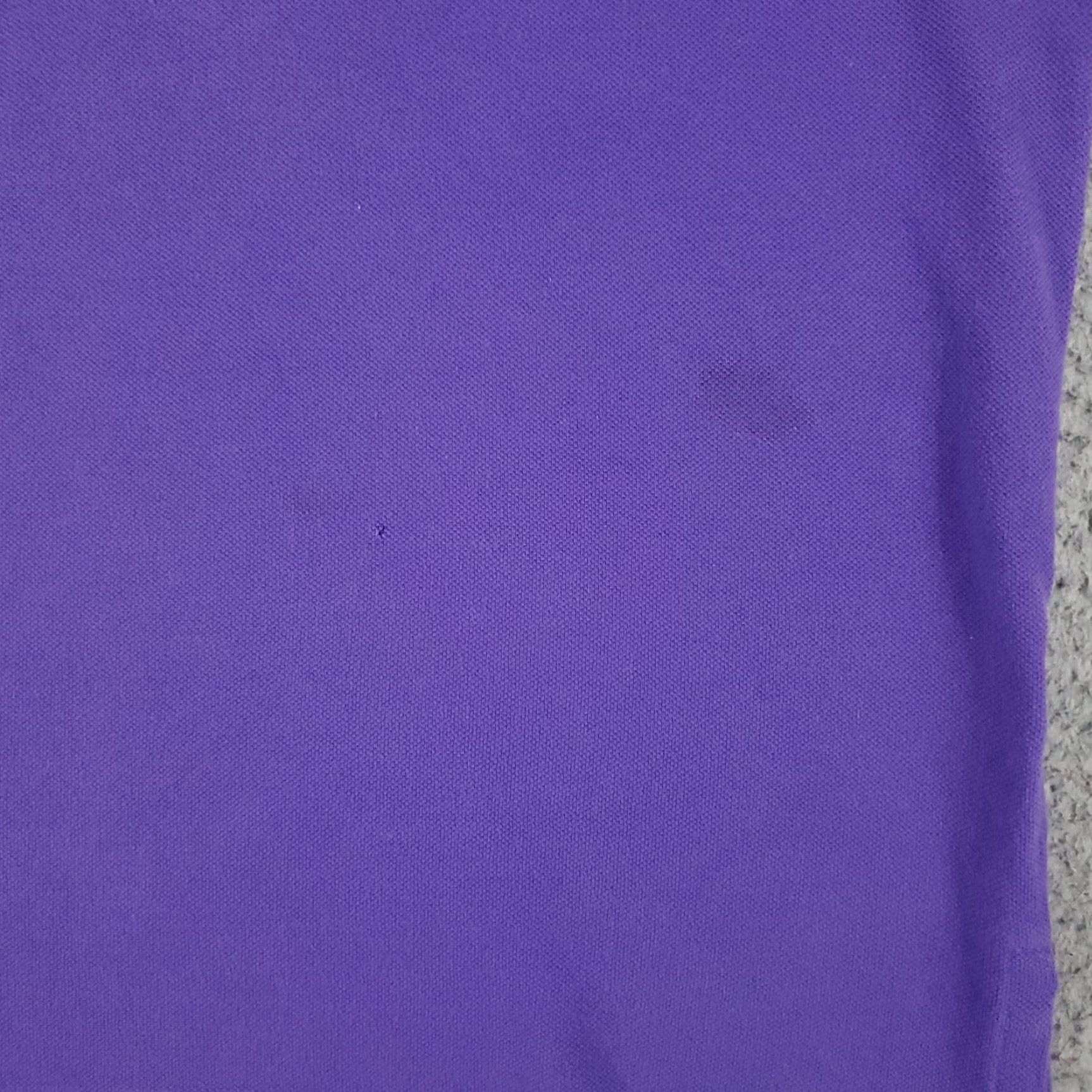 Ralph Lauren Ralph Lauren Polo Shirt Mens Medium Purple Short Sleeve Cotton Button Collar Casual Mens Size US M / EU 48-50 / 2 - 4 Thumbnail