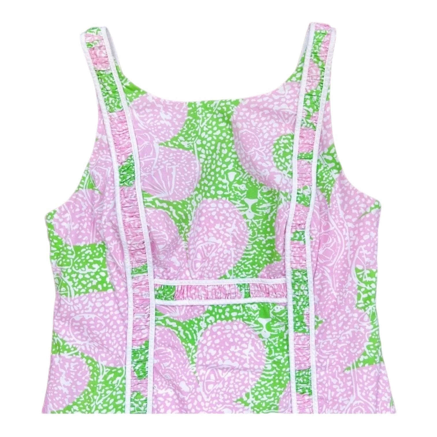 Lilly Pulitzer Limeade Cheat Ya Fryer Shift pink green Dress