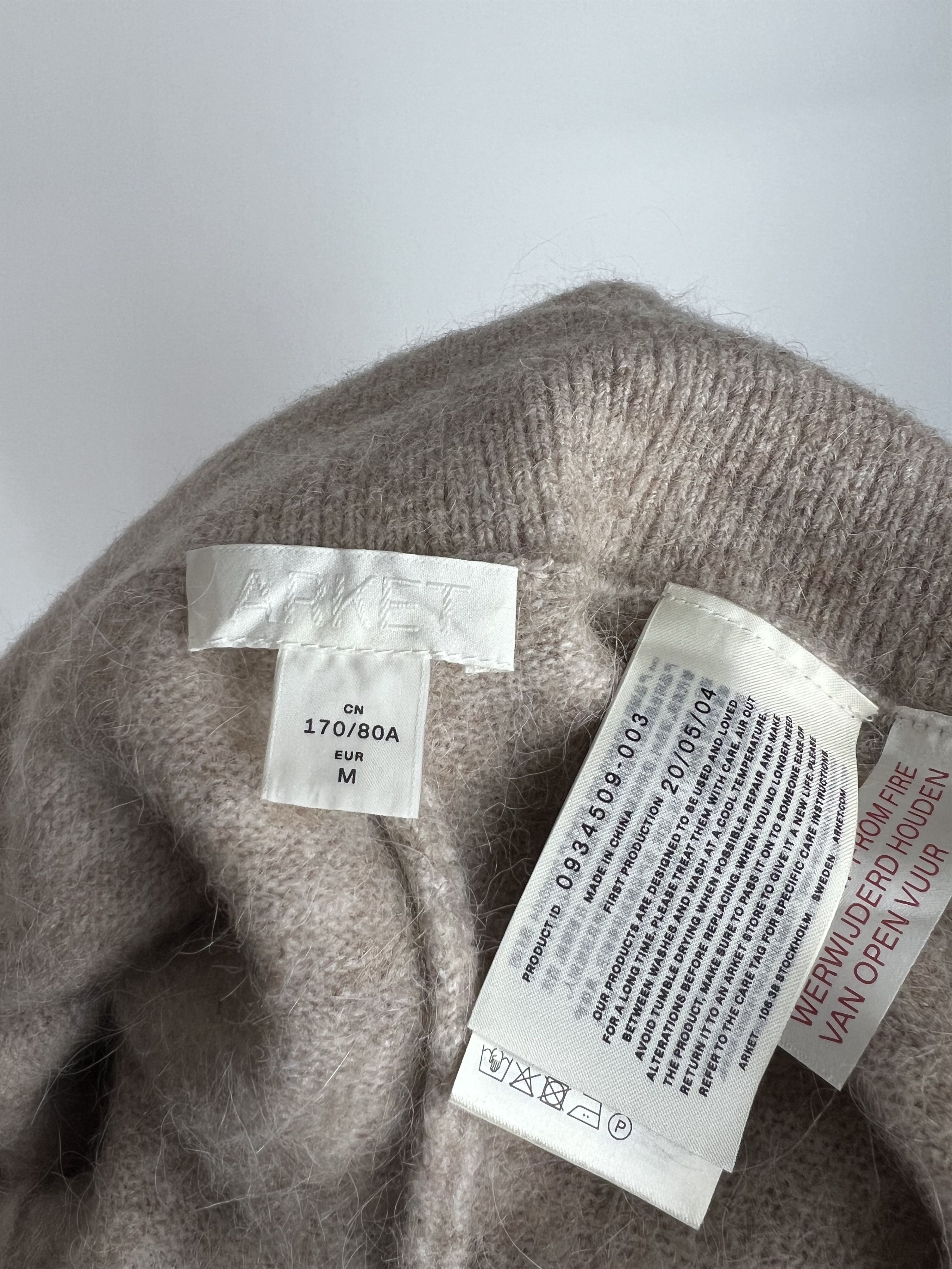 Arket Arket Women's Beige Wool Alpaca Jogger Pants Size 30" / US 8 / IT 44 - 7 Thumbnail