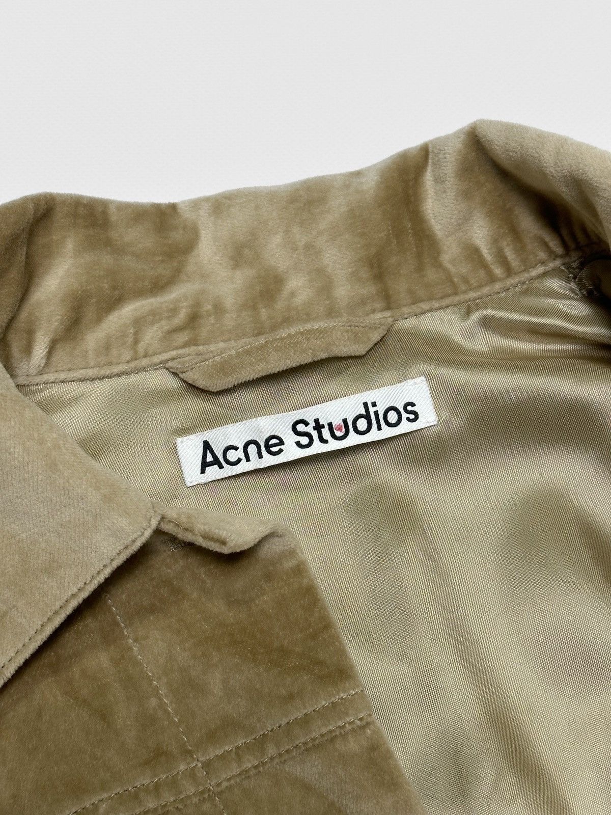 Acne Studios Acne Studios Ruffle Velour Jacket Size S / US 4 / IT 40 - 4 Thumbnail