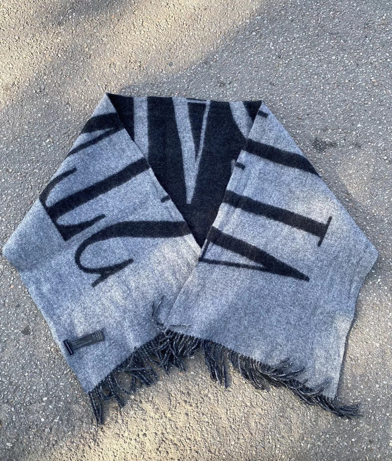Allsaints AllSaints Reversible Wool Blanket Scarf Women OS Size ONE SIZE - 3 Thumbnail