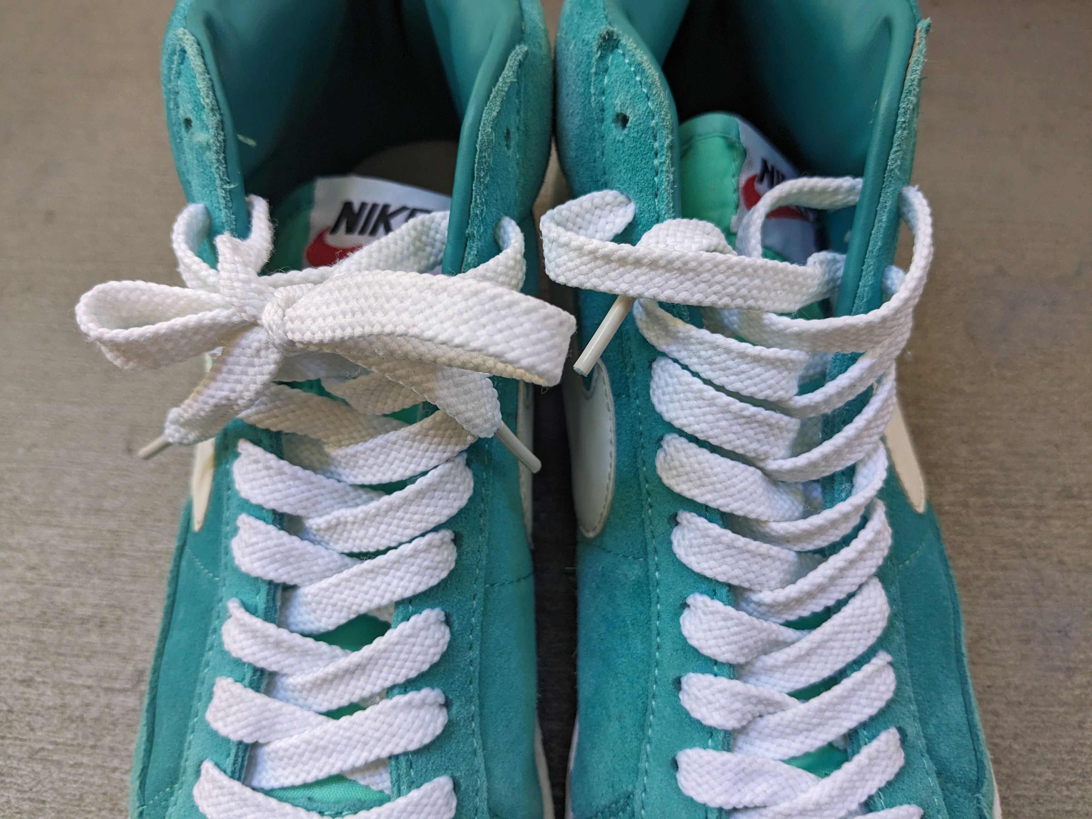 Nike Nike Blazer Premium Green Suede 511427-302 High Size US 10 / EU 43 - 4 Thumbnail