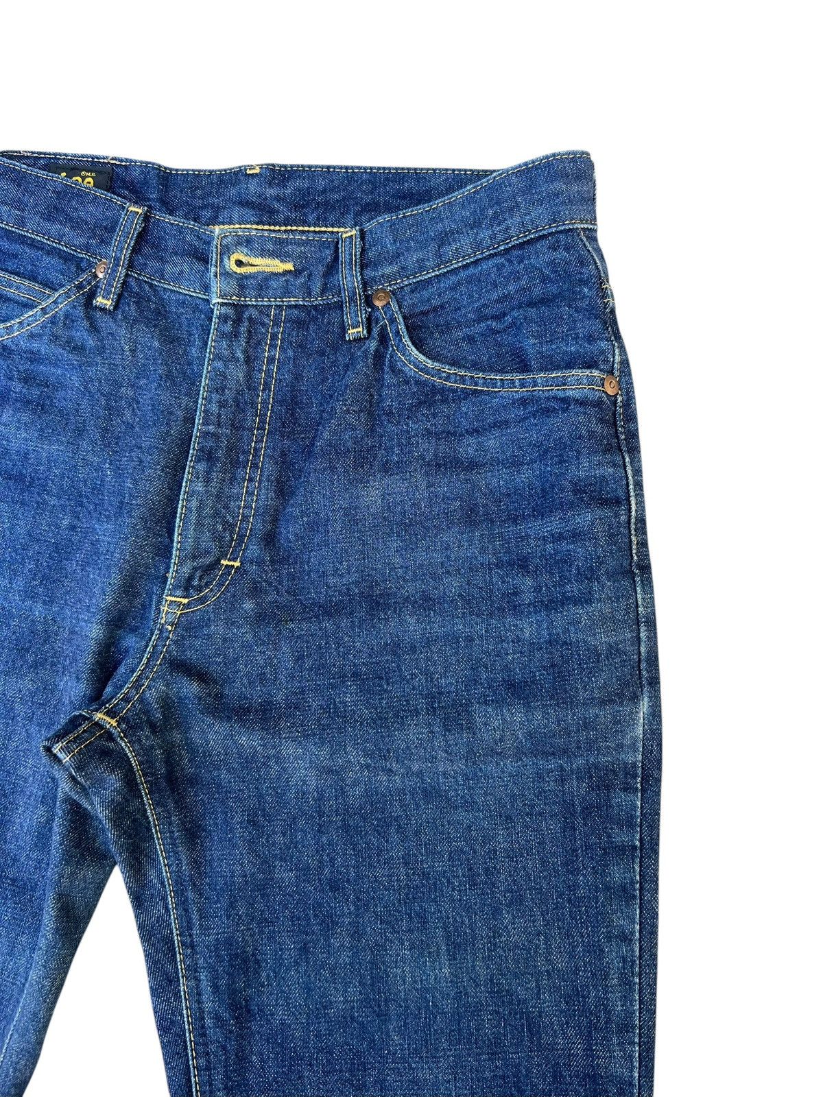 Lee Vintage Y2K Lee Riders Blue Denim Super Flare Jeans Size US 30 / EU 46 - 9 Thumbnail