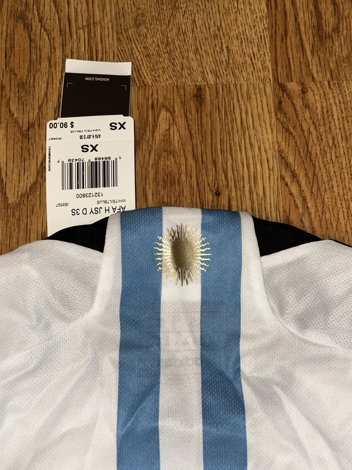 Adidas Adidas Argentina 2022 World Cup Winners Home Jersey IB3597 Size US XS / EU 42 / 0 - 9 Thumbnail