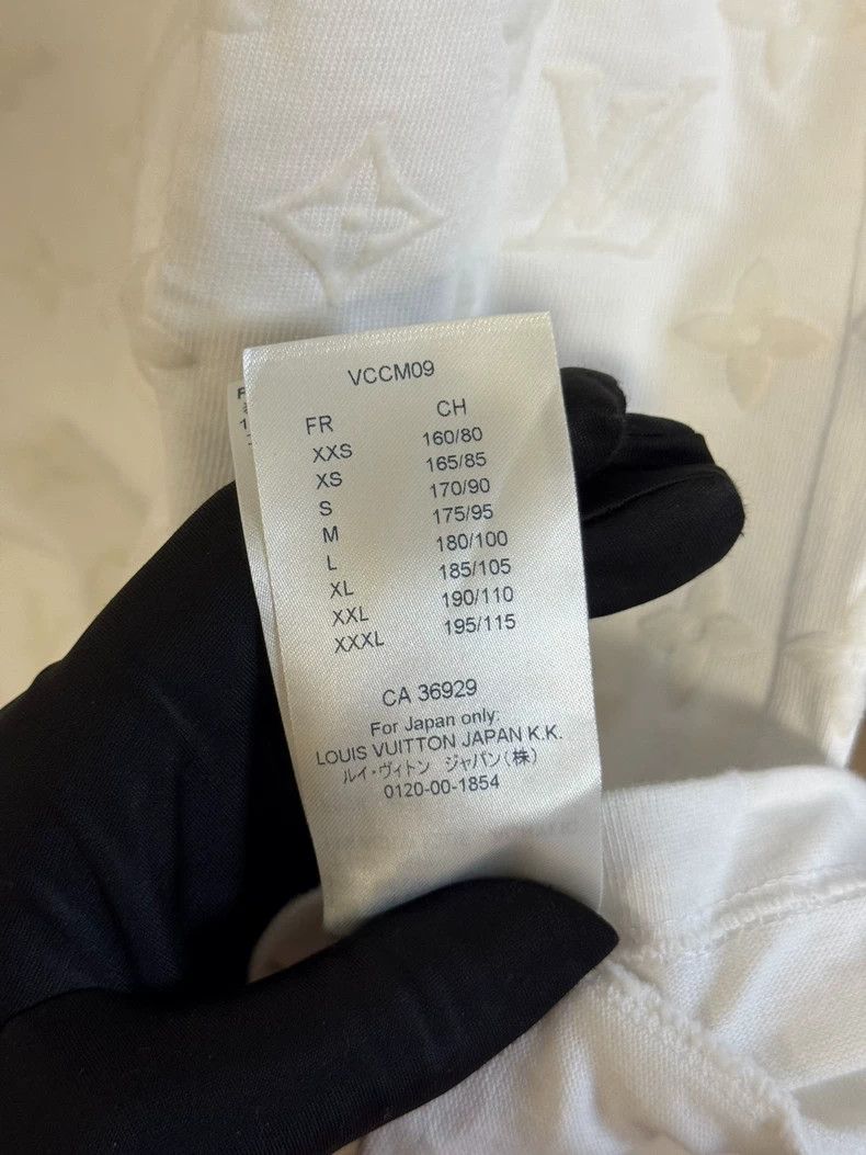 Louis Vuitton Louis Vuitton White full logo short sleeve Size US XL / EU 56 / 4 - 5 Thumbnail