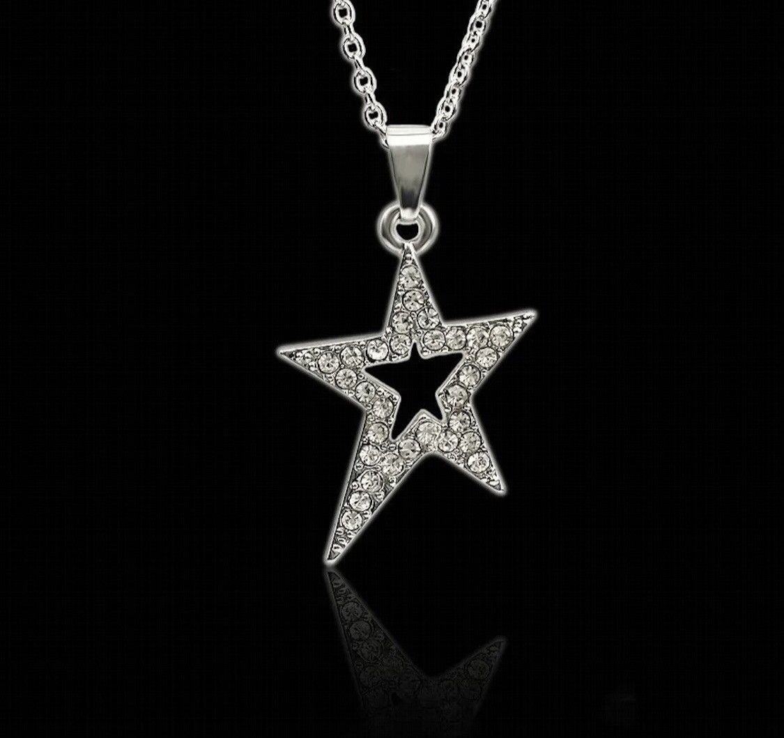 Jewelry Crystal Star Necklace Size ONE SIZE - 3 Thumbnail