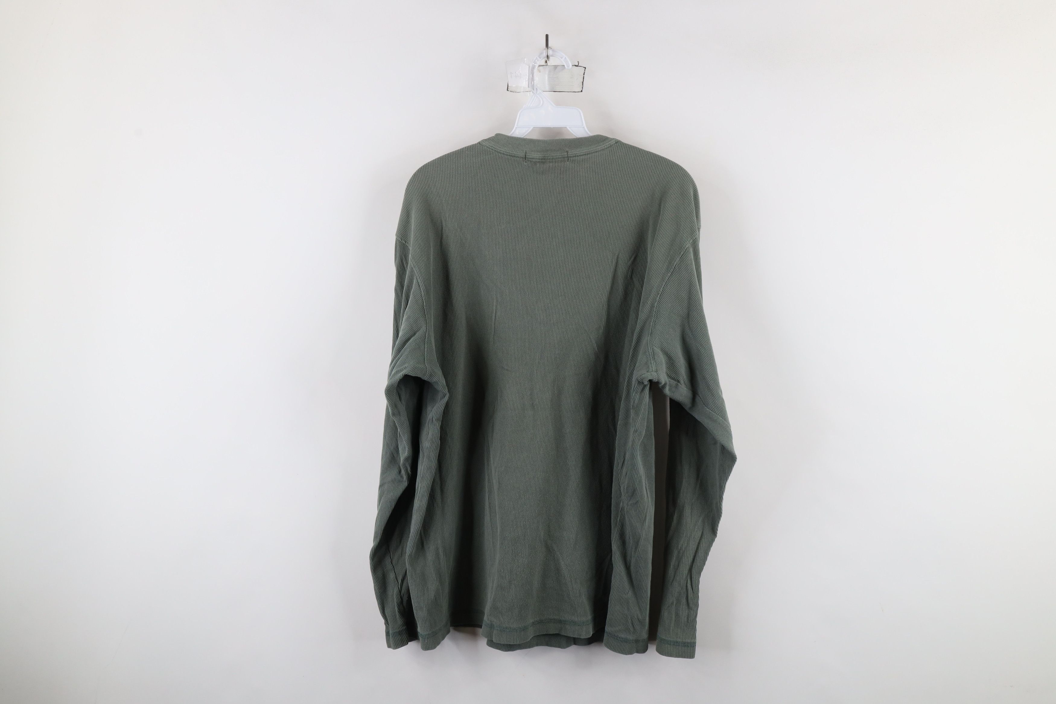 Banana Republic × Vintage Vintage 90s Banana Republic Long Sleeve Henley T-Shirt Size US L / EU 52-54 / 3 - 8 Thumbnail