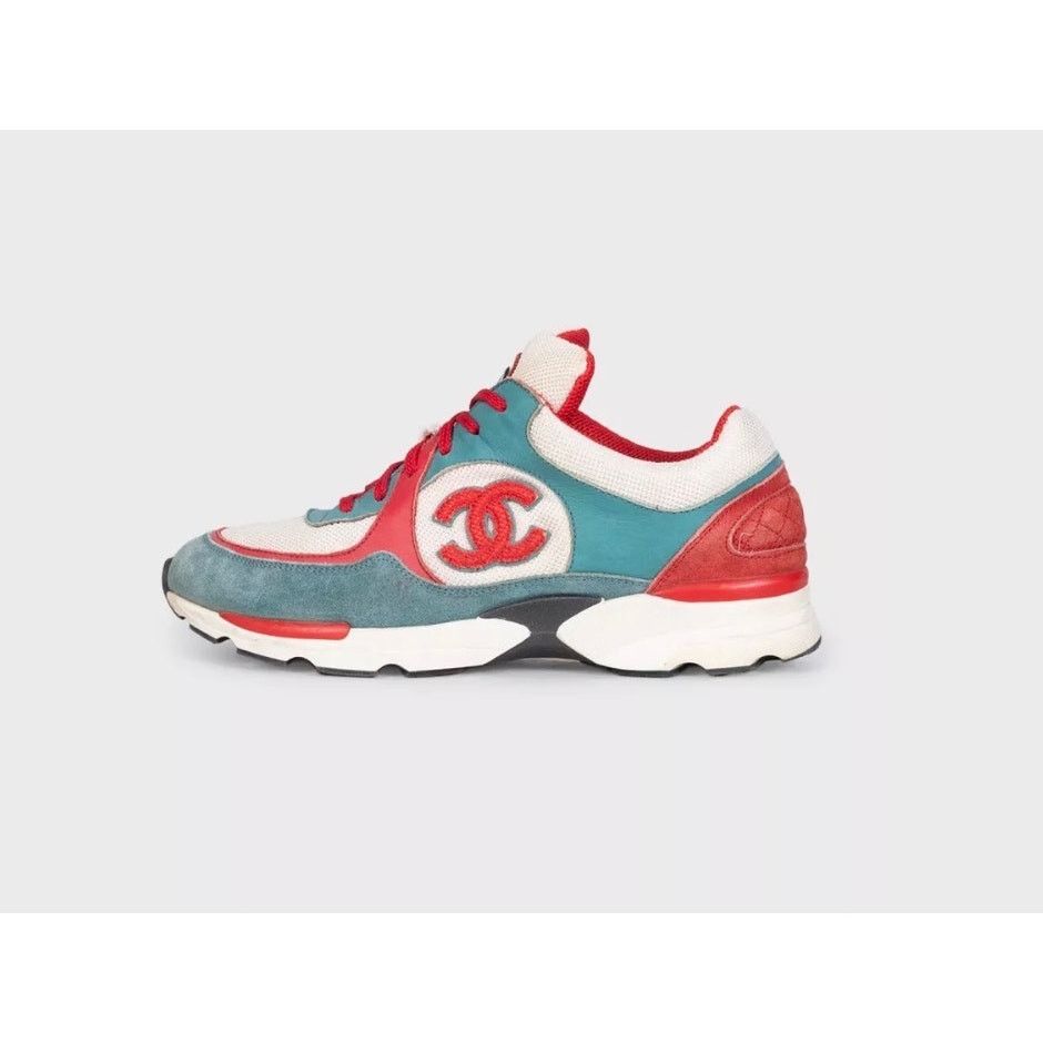Chanel Chanel Multicolor CC Logo Sneakers Sz.35 Size US 5 / IT 35 - 1 Thumbnail