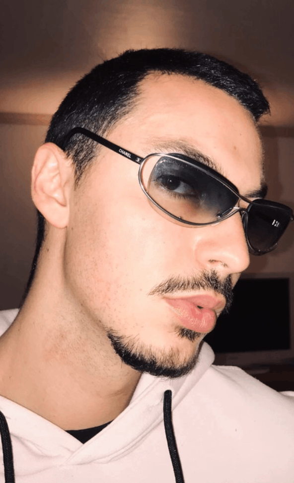 Chanel × Vintage CHANEL Sunglasses 4020 Mask Visor Rimless Ski Shield 4033 Size ONE SIZE - 1 Thumbnail