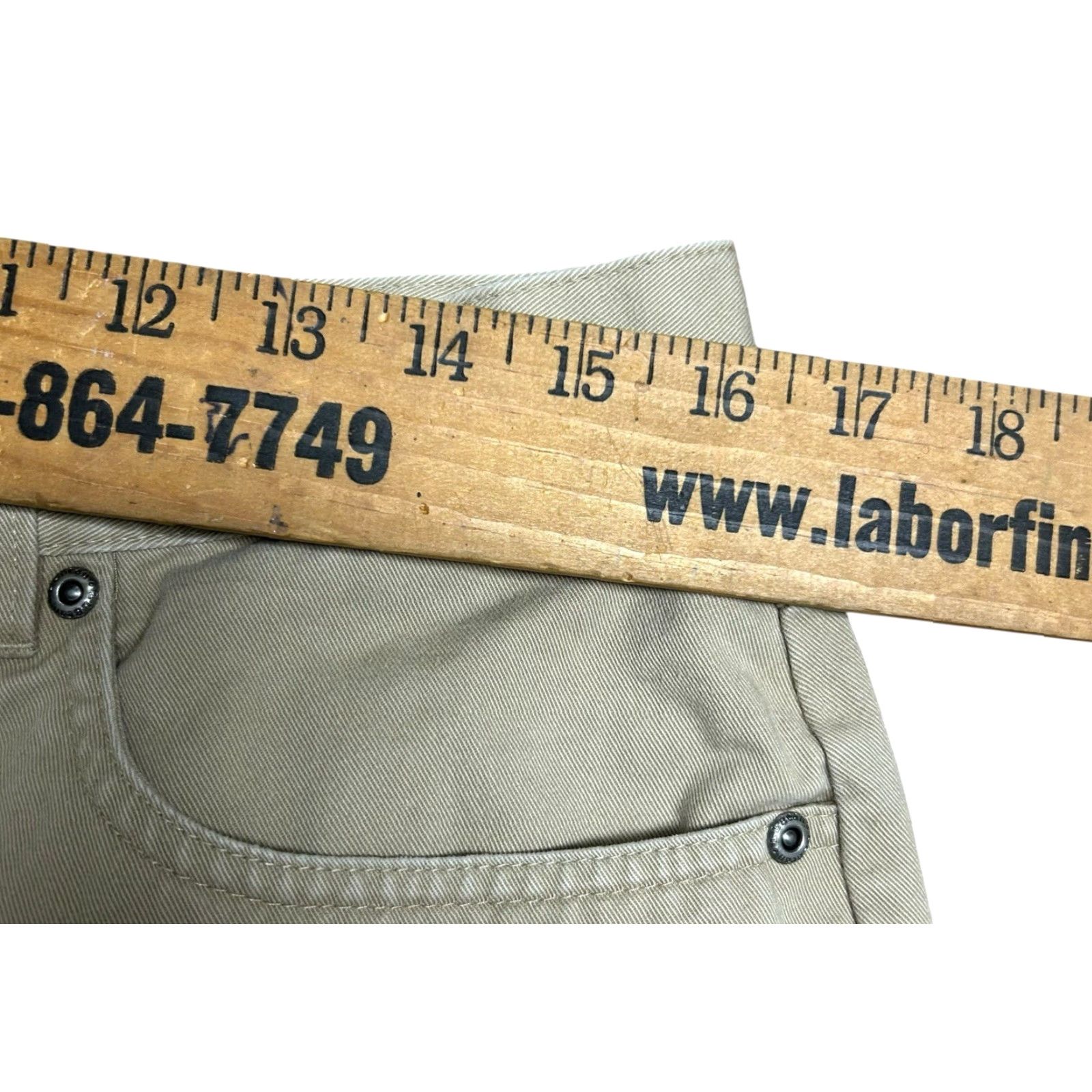 Vintage VINTAGE L.L. Bean Pants Women Sz 16P Khaki High Waist Mom 90s Hong Kong Pants Size 38" / US 16 / IT 52 - 6 Thumbnail
