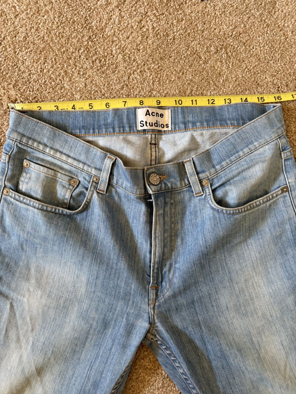 Acne Studios Acne Studios Washed Jeans Size US 32 / EU 48 - 3 Thumbnail