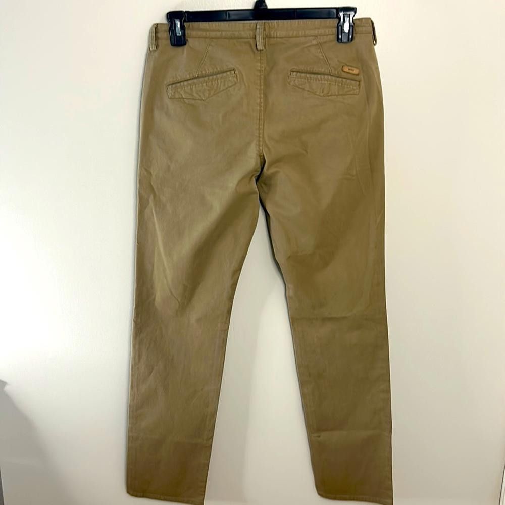 Hugo Boss Stretch Chinos - BOSS - Slim - khaki color - 32R -97%Ctn3%el Size US 32 / EU 48 - 6 Thumbnail
