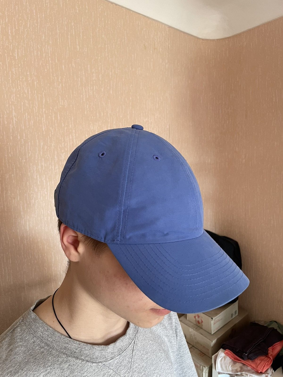 Nike × Vintage Vintage Nike metal swoosh Cap Size ONE SIZE - 4 Thumbnail