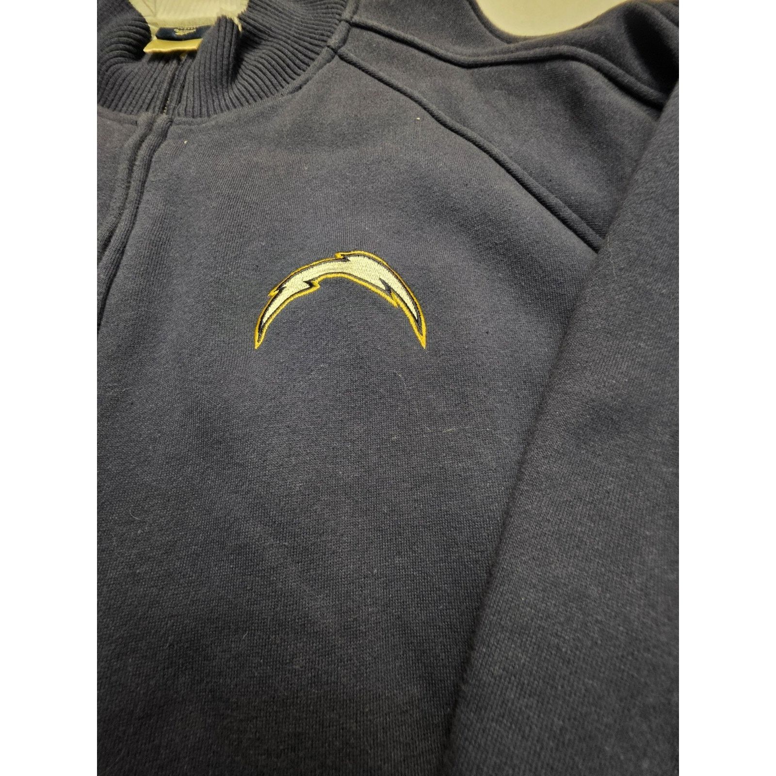 Reebok San Diego Chargers Reebok NFL Classic Men's Size Xl Zip Up Size US XL / EU 56 / 4 - 4 Thumbnail