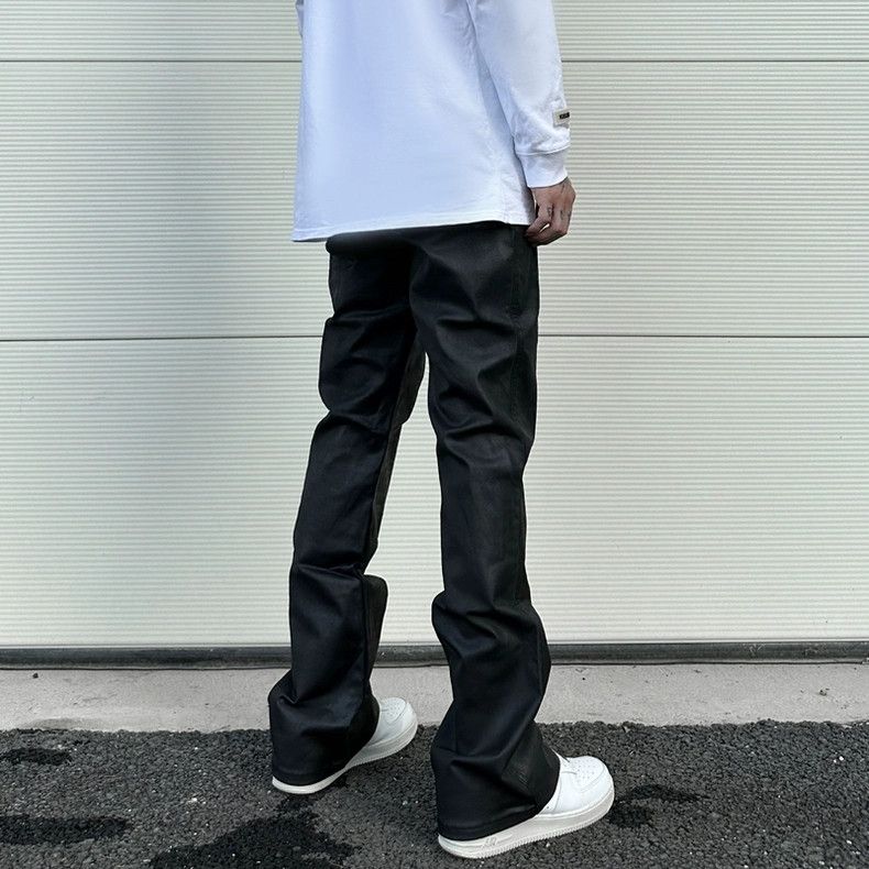 wax punk bootcut hiphop flared bootcut punk jeans