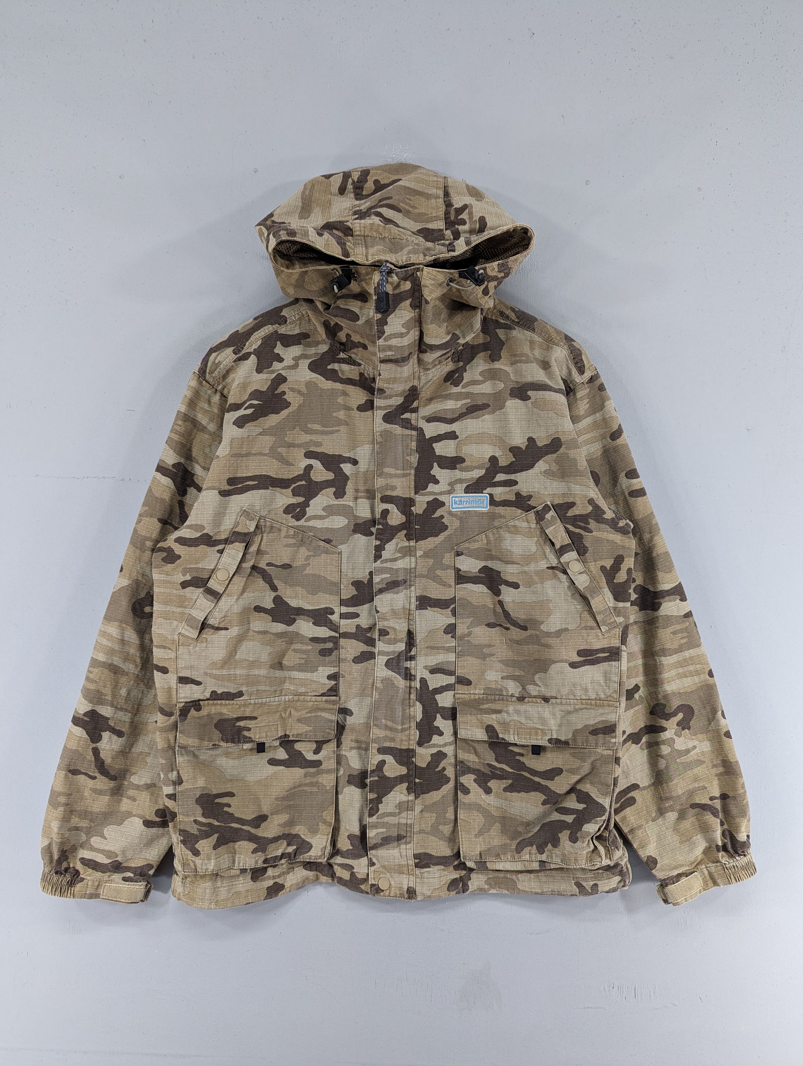 image of Vintage Karrimor Fortress Camo Parka Jacket, Men's (Size Medium)