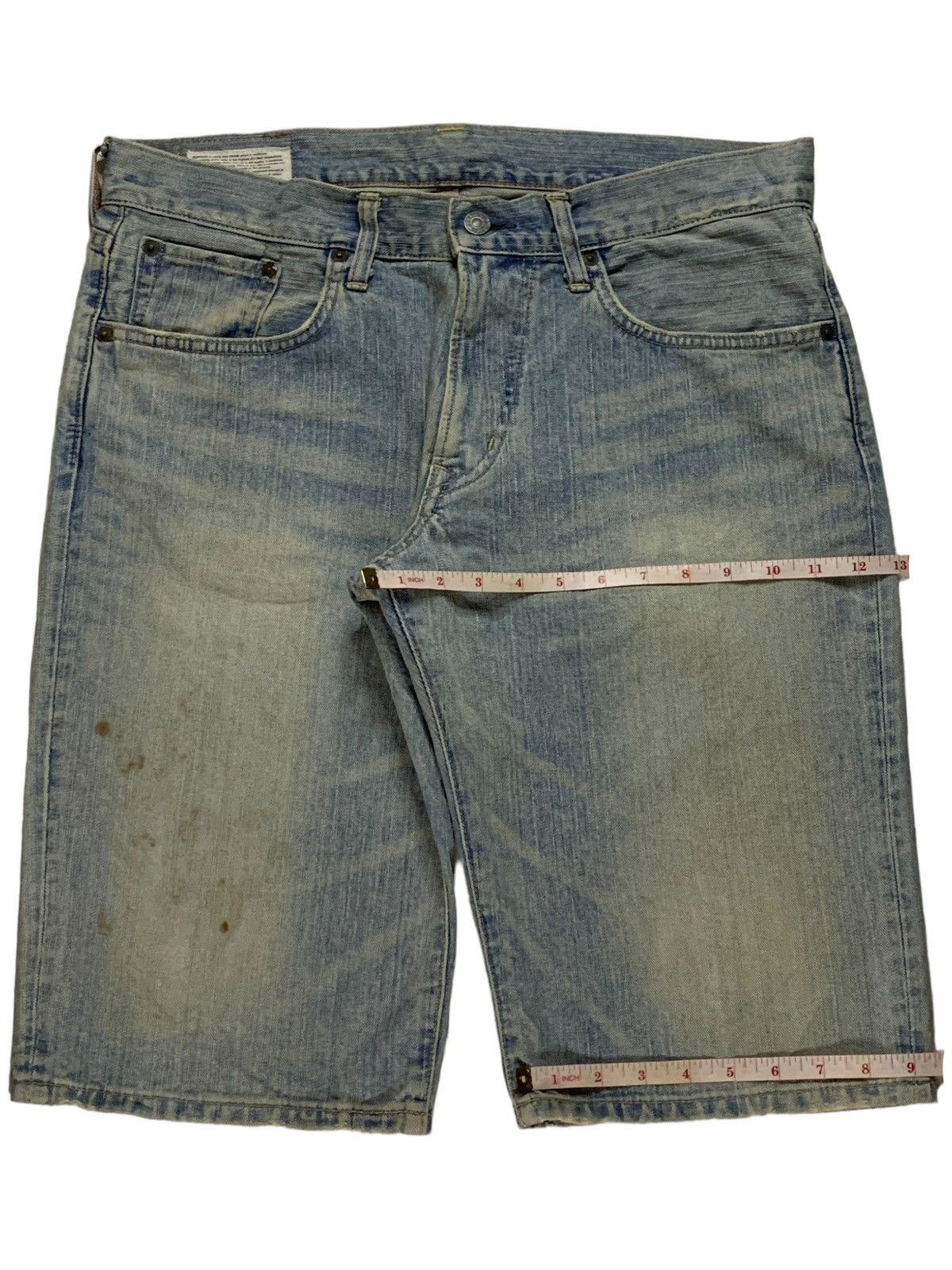 Edwin × Japanese Brand SALES🔥Vintage Japan Edwin Mud Wash Baggy Jean Shorts Jorts Size US 35 - 14 Thumbnail