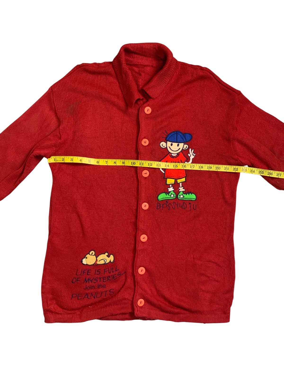 Peanuts Rare Design Vintage Bp’s Studio Knitwear Cardigan Size L / US 10 / IT 46 - 7 Thumbnail