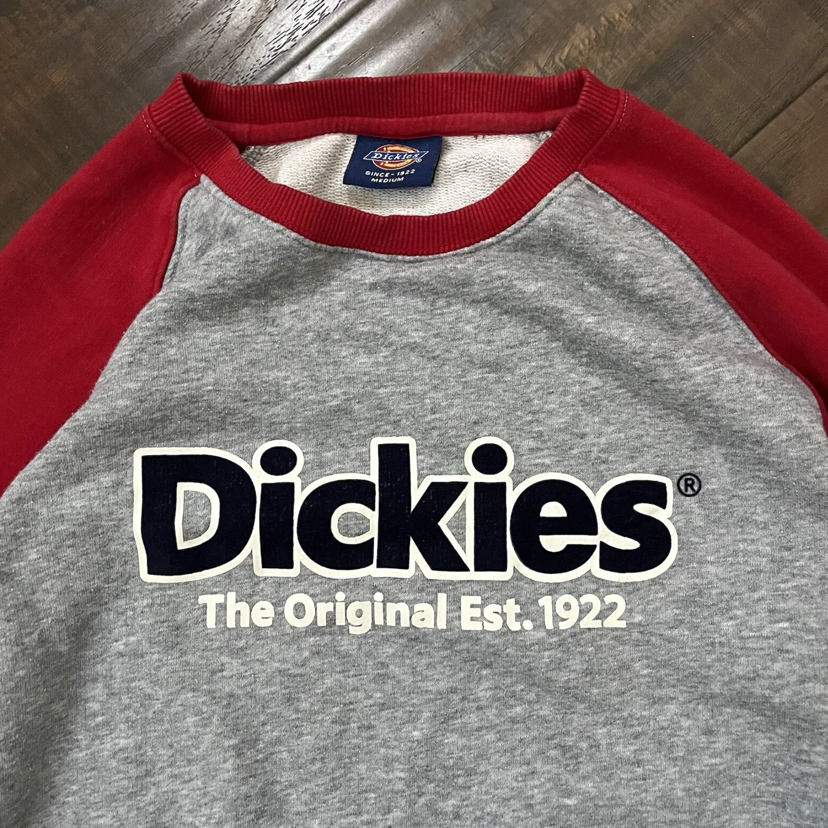 Dickies VINTAGE Dickies Sweatshirt Crewneck Men M Gray Y2K 90s Skateboarding Workwear Pullover Size US M / EU 48-50 / 2 - 2 Thumbnail