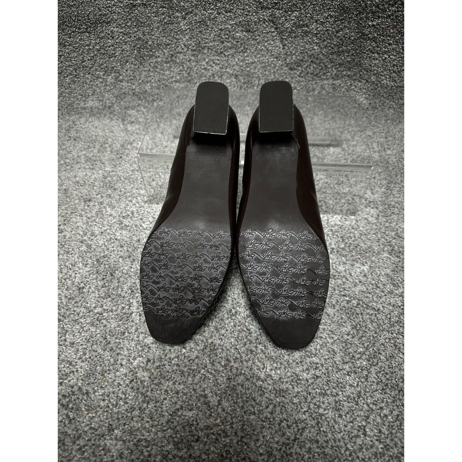 Hush Puppies Soft Style Hush Puppies Pumps 8 90s Y2K Dark Chunky Heel Size US 8 / IT 38 - 7 Thumbnail