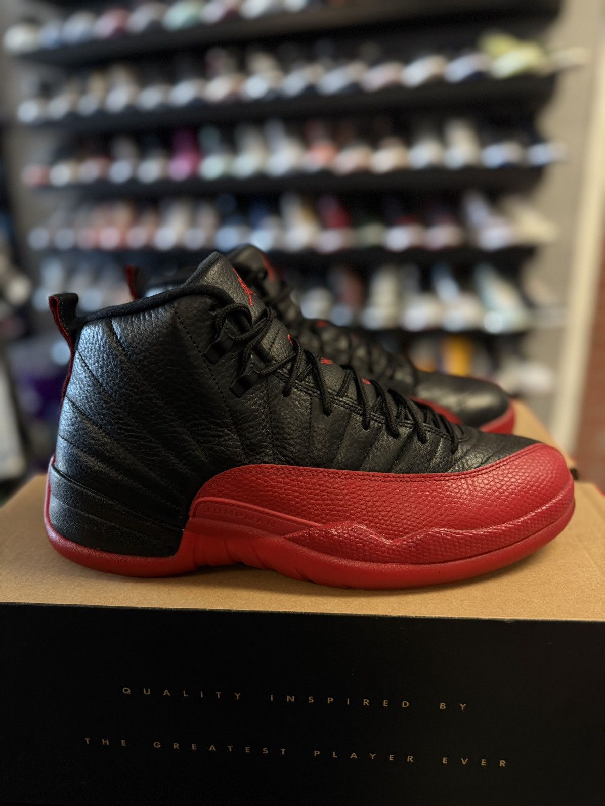 Jordan Brand × Nike Jordan 12 Flu Game (2016) 130690-002 Size 10.5 🧼 Size US 10.5 / EU 43-44 - 1 Thumbnail
