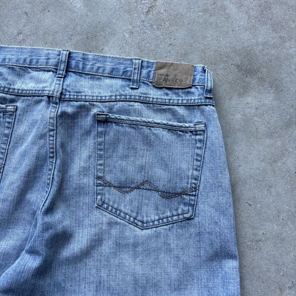 Vintage × Wrangler vintage Y2K WRANGLER BOOTCUT Baggy Distressed Wide Leg jeans Size US 38 / EU 54 - 14 Thumbnail