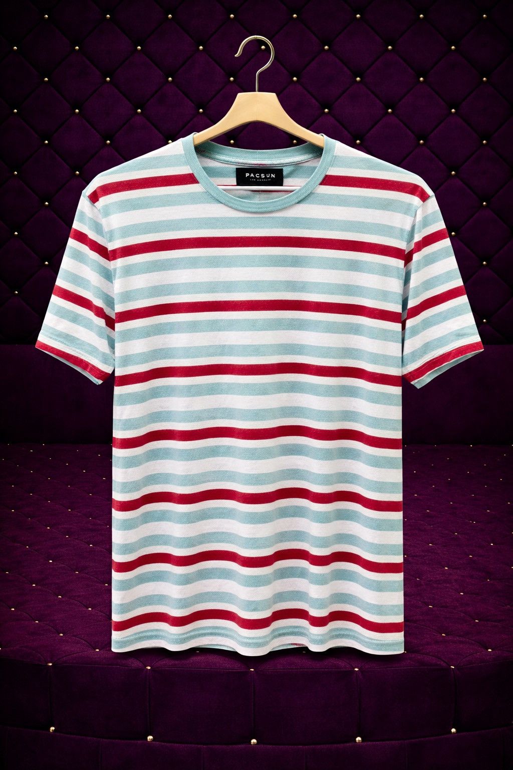 Other RED WHITE HORIZONTAL STRIPE S/S T SHIRT Size US L / EU 52-54 / 3 - 1 Thumbnail