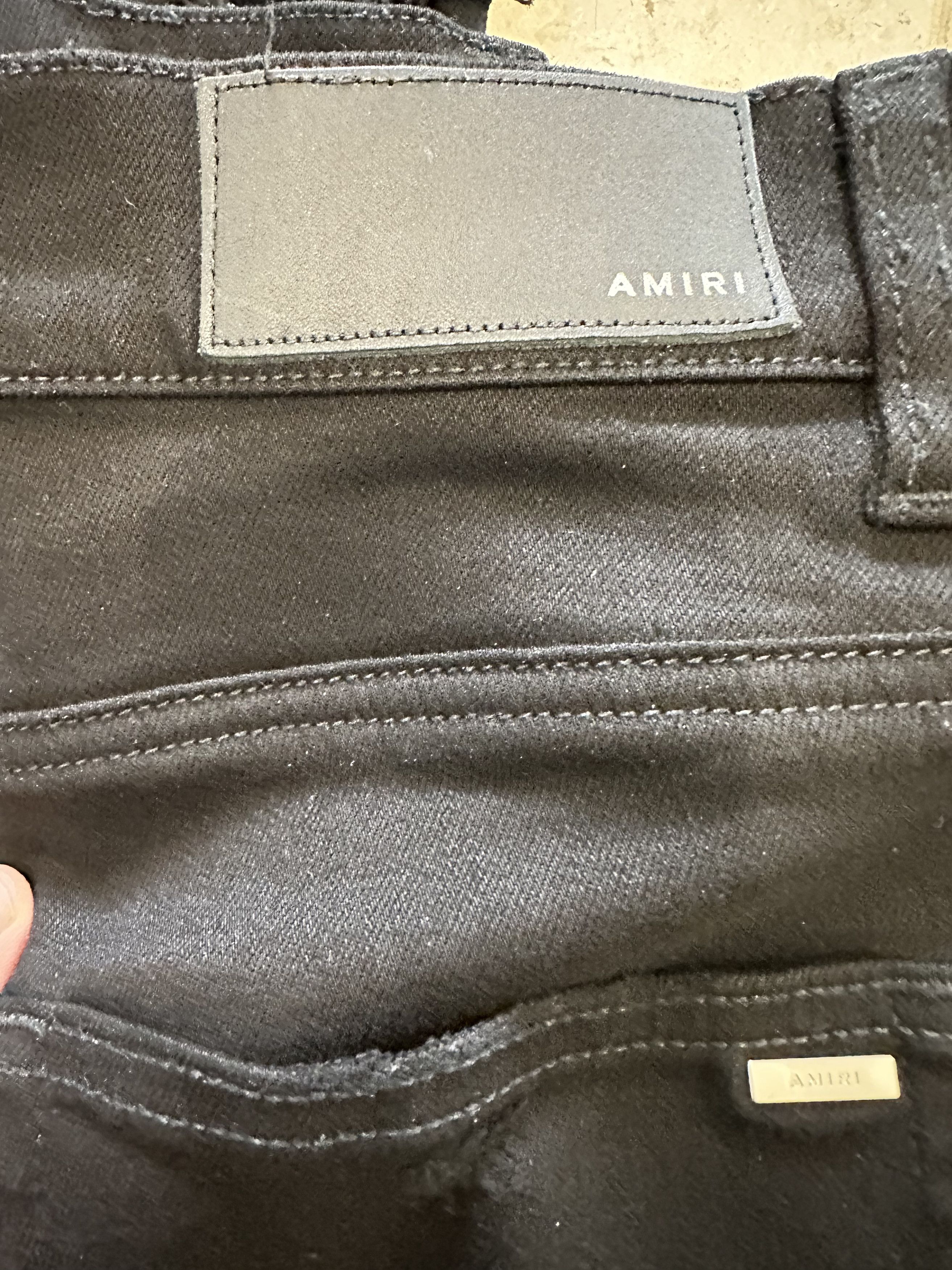 Amiri AMIRI Distressed Skinny Jeans - Black Size US 30 / EU 46 - 5 Thumbnail
