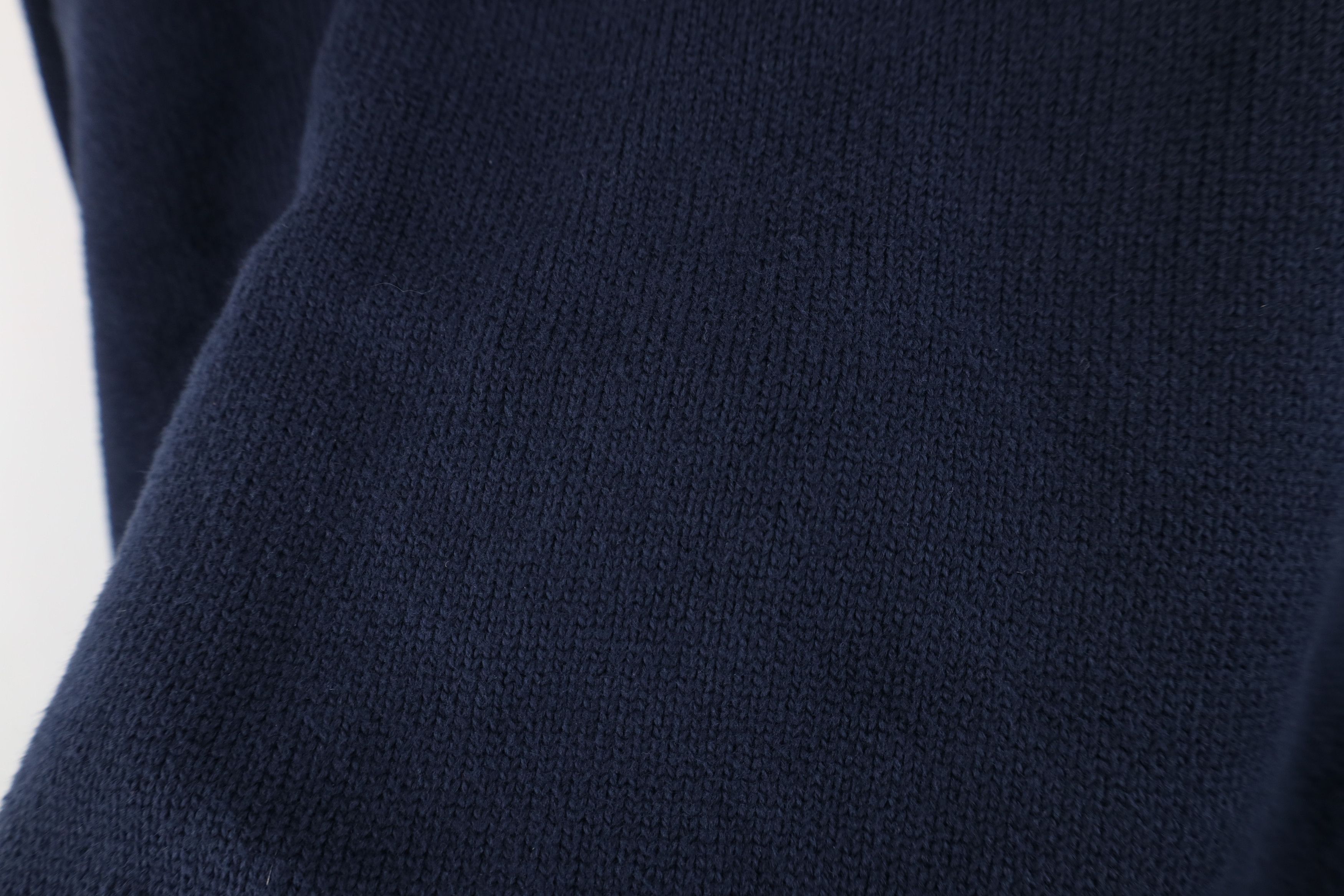 Ralph Lauren Vintage Ralph Lauren Ribbed Knit 1/4 Half Zip Sweater Blue Size US XXL / EU 58 / 5 - 6 Thumbnail