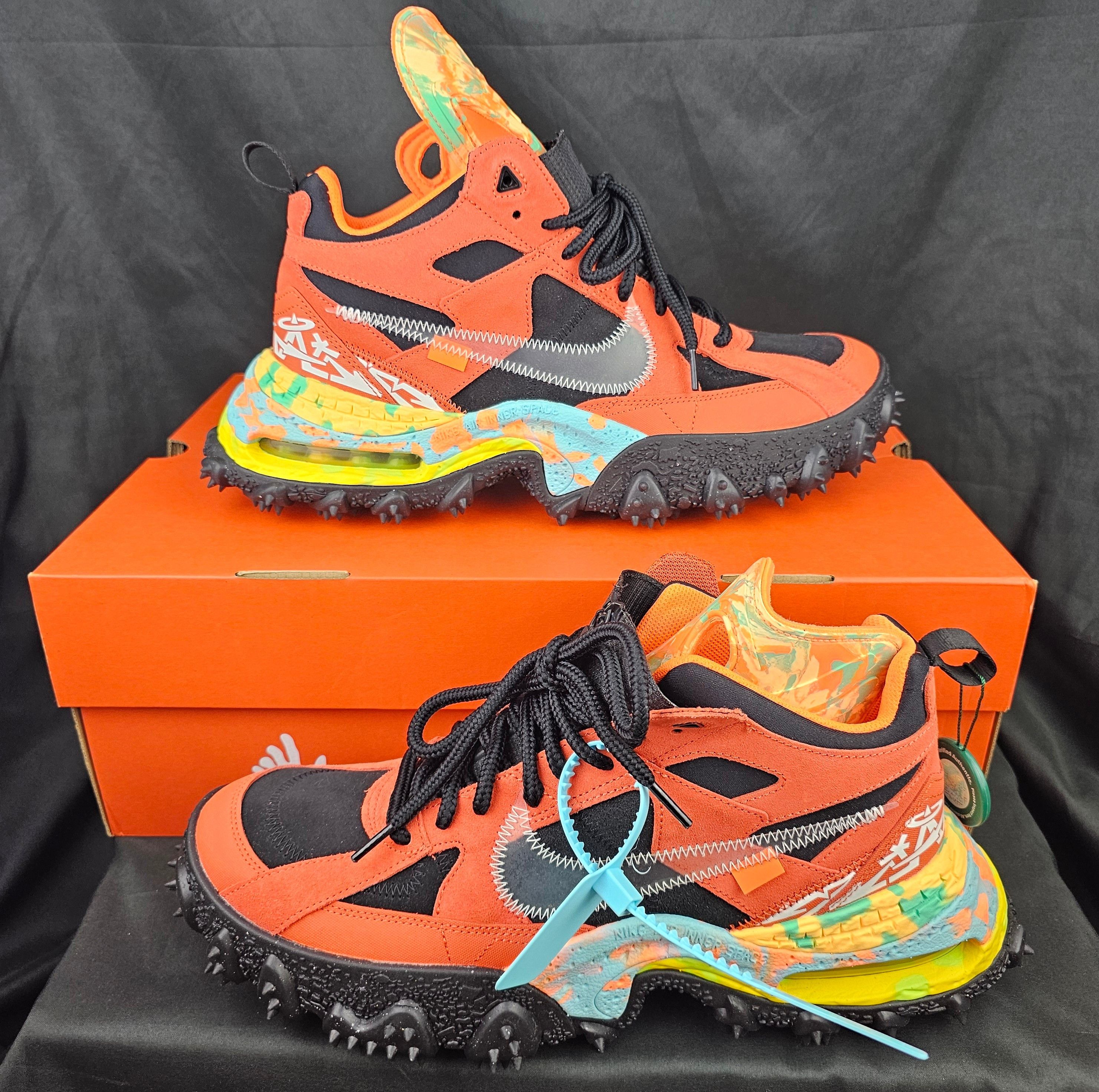 Nike × Off-White Nike x Off-White Air Terra Forma Mantra Orange Men's NEW Size US 13 / EU 46 - 2 Thumbnail