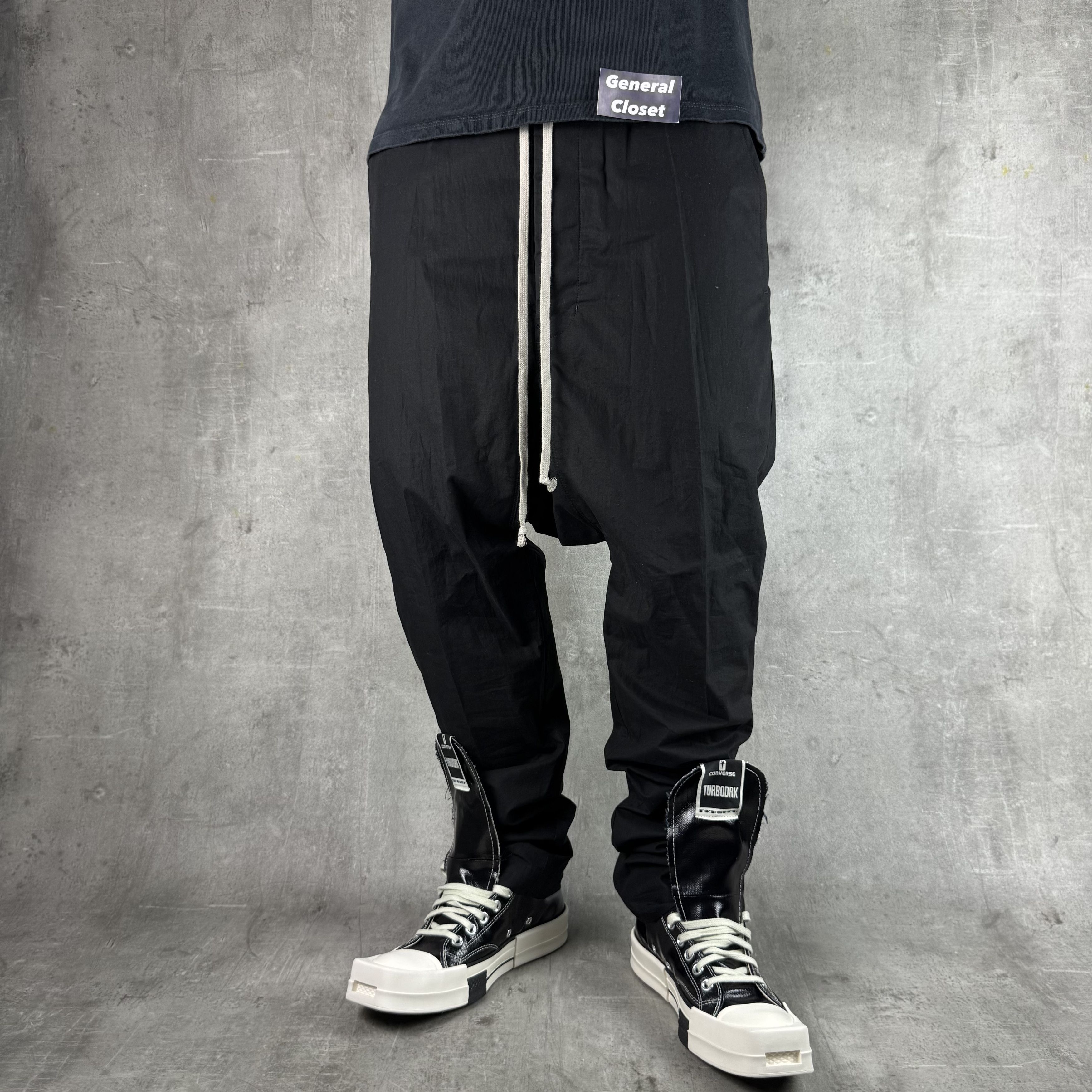 Rick Owens RICK OWENS SS24 Lido Drawstring Long Pants Trousers Size US 30 / EU 46 - 2 Thumbnail