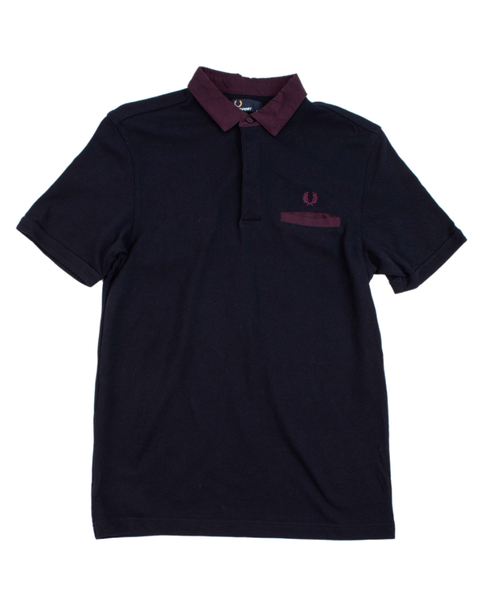 Fred Perry Fred Perry Contrast Collar Piqué Polo Shirt Black Size S Size US S / EU 44-46 / 1 - 1 Thumbnail