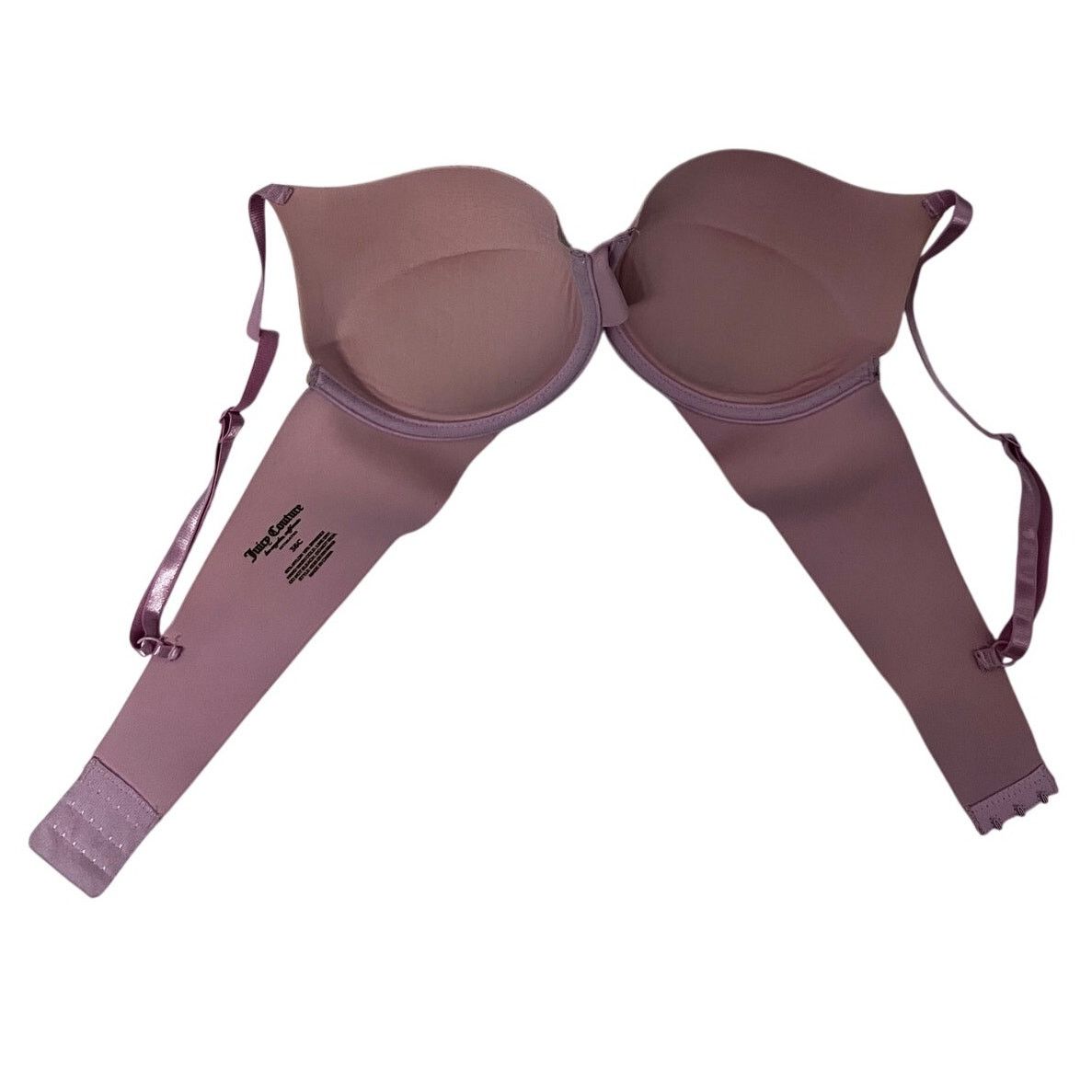 Juicy Couture Juicy Couture Pink Underwire Pushup Padded Bra 36C Spell Out Size ONE SIZE - 7 Thumbnail