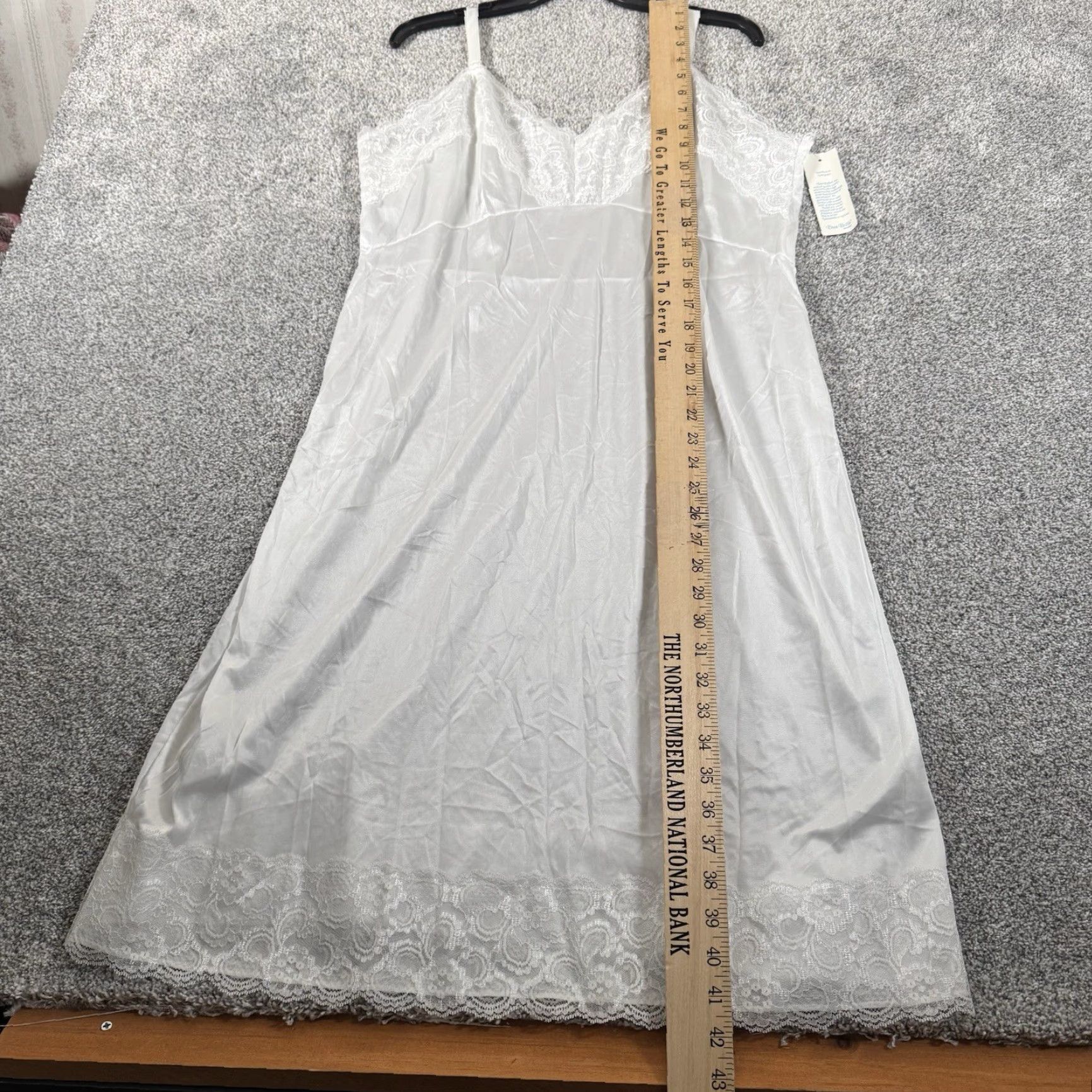 Vintage Dixie Belle Slip Dress 40 Lace Satin Vintage 80s Coquette Romantic Semi-Sheer Women Slip Size S / US 4 / IT 40 - 5 Thumbnail