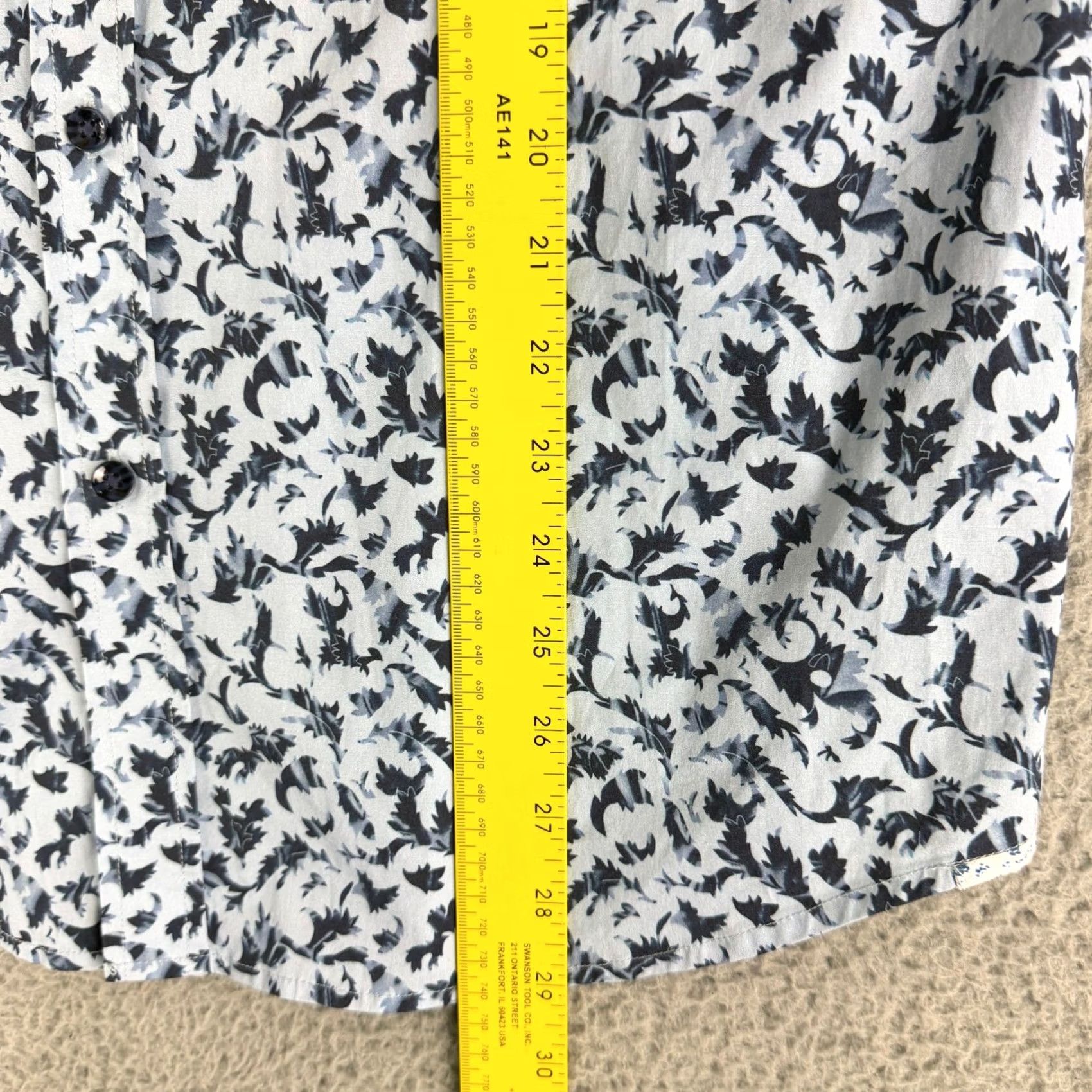Robert Graham Robert Graham Button-Down Shirt Men XL Blue Floral Modern Americana Tailored Fit Size US XL / EU 56 / 4 - 6 Thumbnail