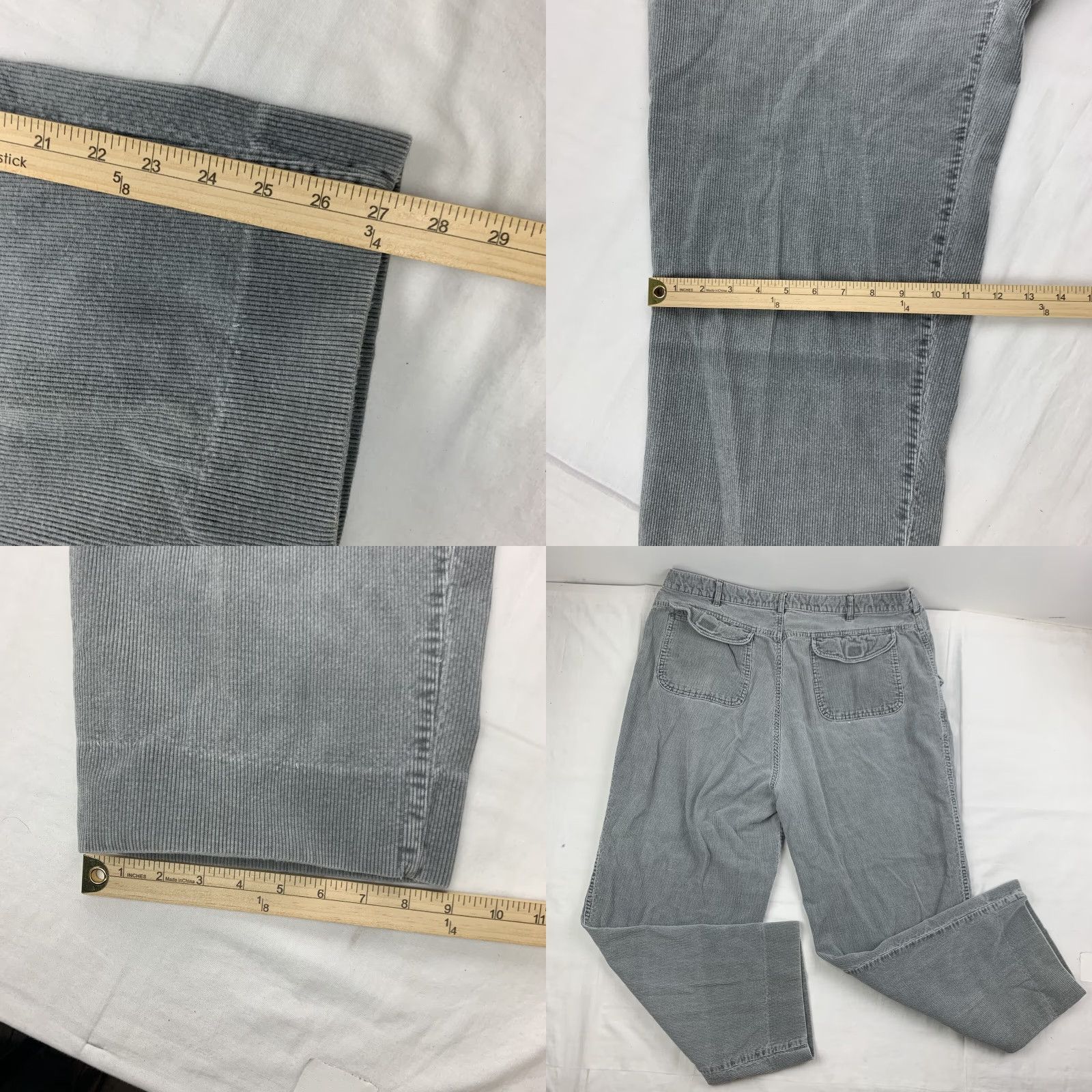 Vintage VINTAGE Woolrich Pants Corduroy Adult 38x27 Gray Outdoor 90s Size US 38 / EU 54 - 9 Thumbnail