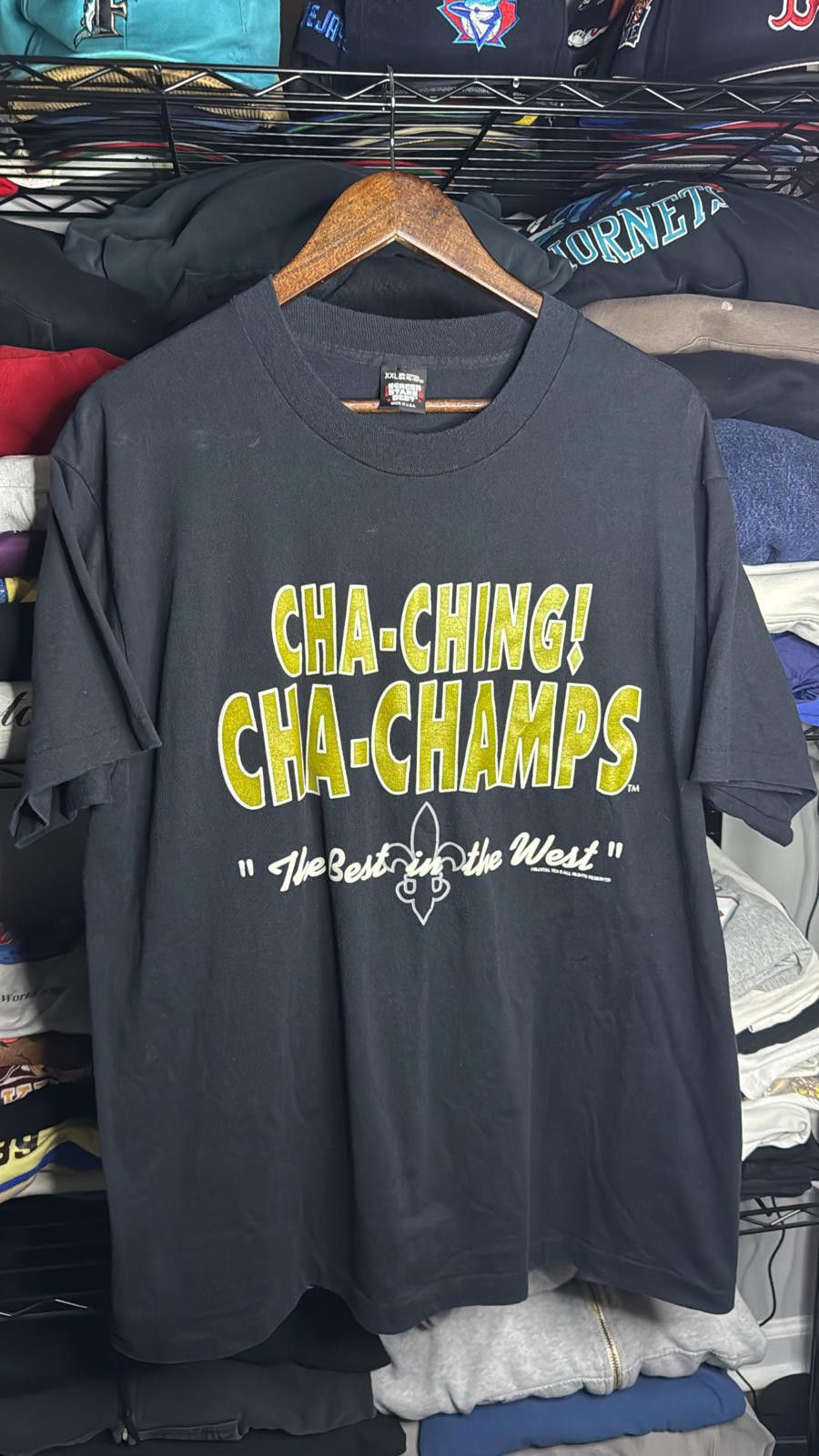 Designer 1991 New Orleans Saints Cah-Ching! T-shirt Size US XXL / EU 58 / 5 - 1 Thumbnail